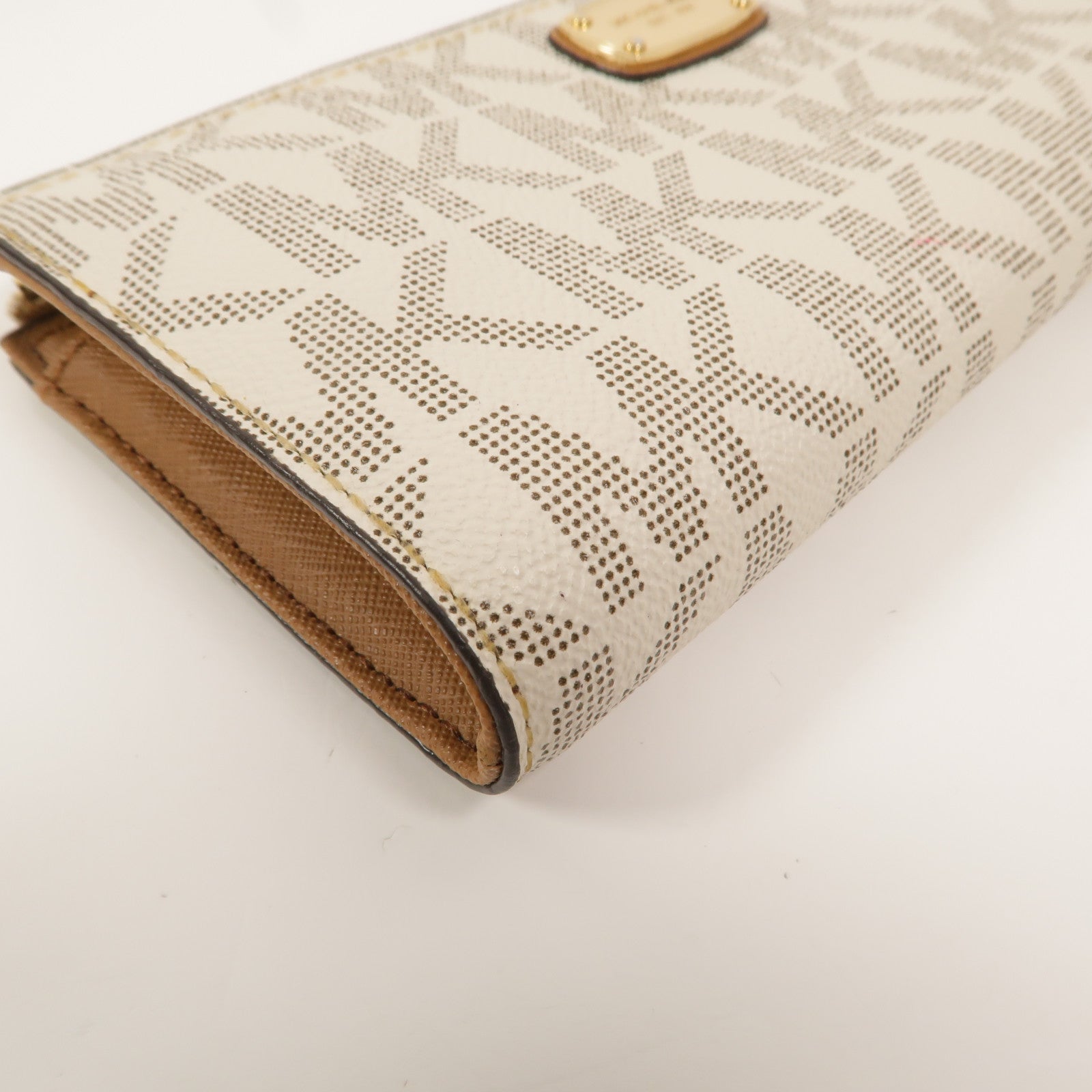 Michael Kors 塗層帆布Jet Set Travel Long Wallet長錢包