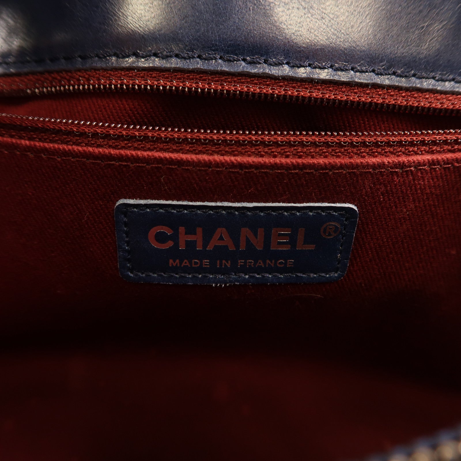 CHANEL 牛皮皮革Shoulder Bag銀扣鏈帶肩背袋