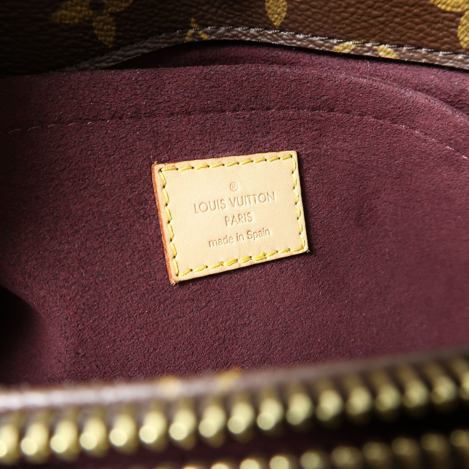LOUIS VUITTON 【激減優惠】Monogram Montaigne MM金扣手挽肩背兩用袋啡色