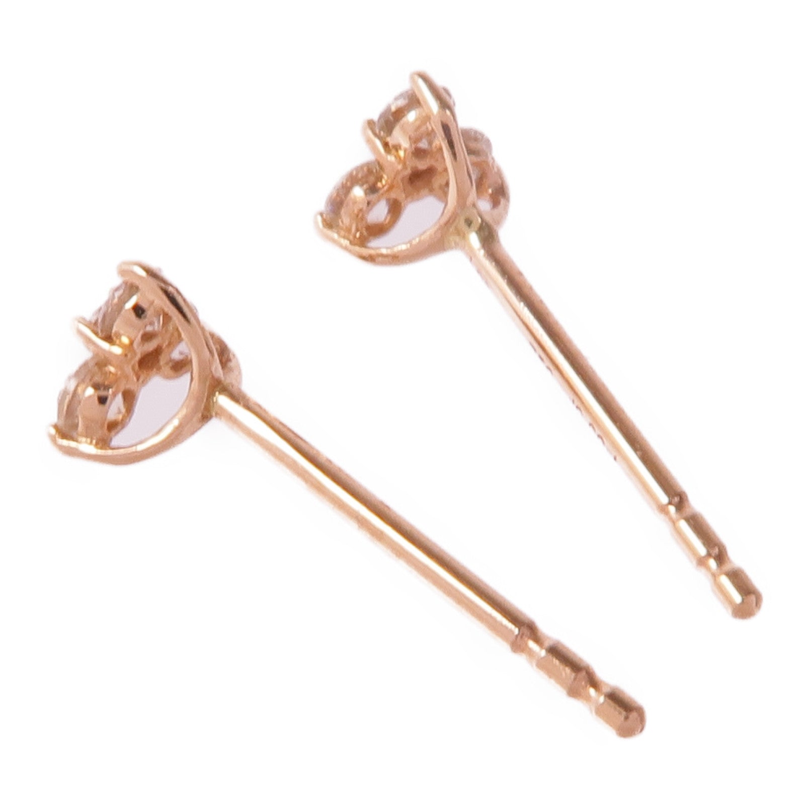 JEWELRY 18K玫瑰金Diamond Earrings鑽石耳環