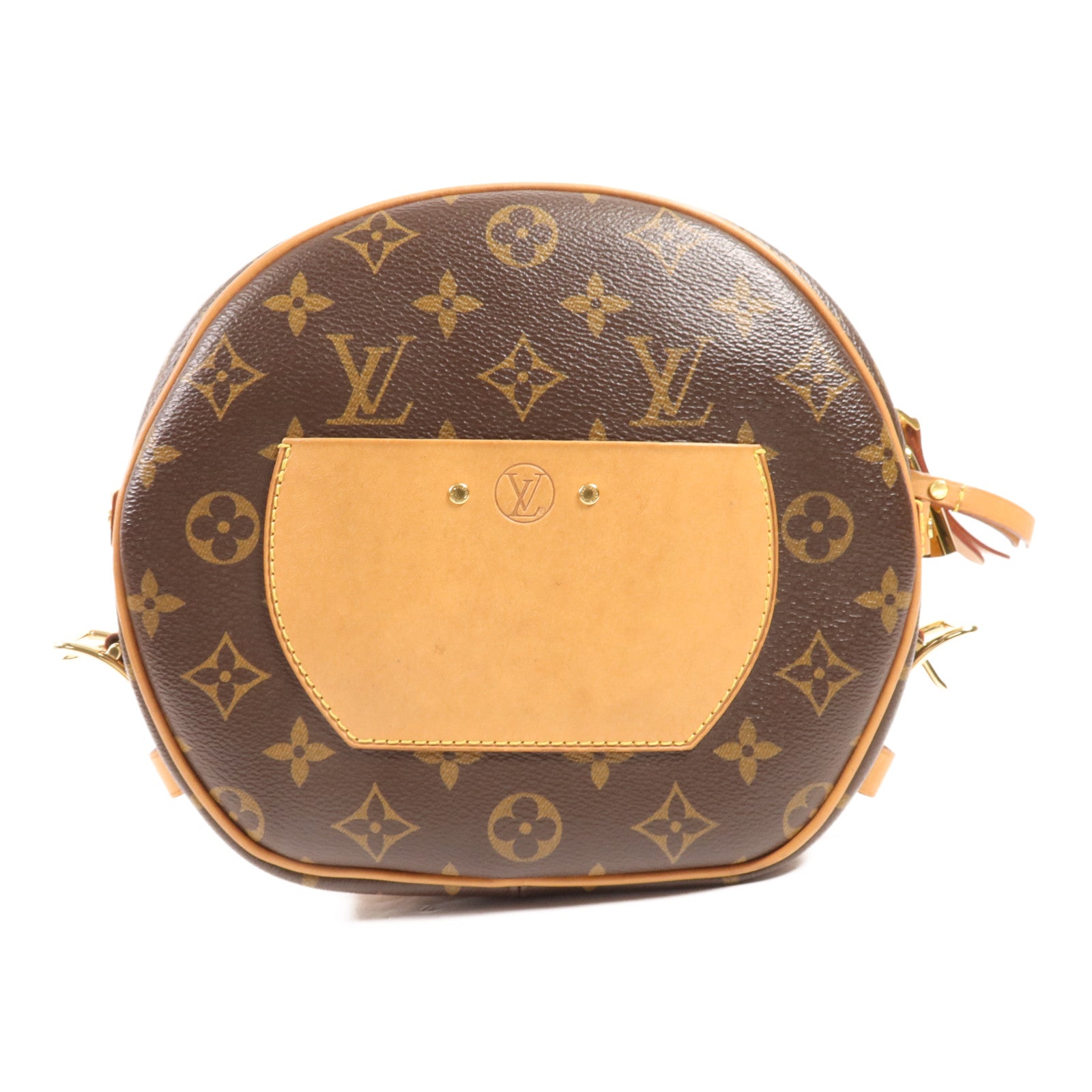 LOUIS VUITTON Monogram Boite Chapeau Souple MM金扣肩背袋