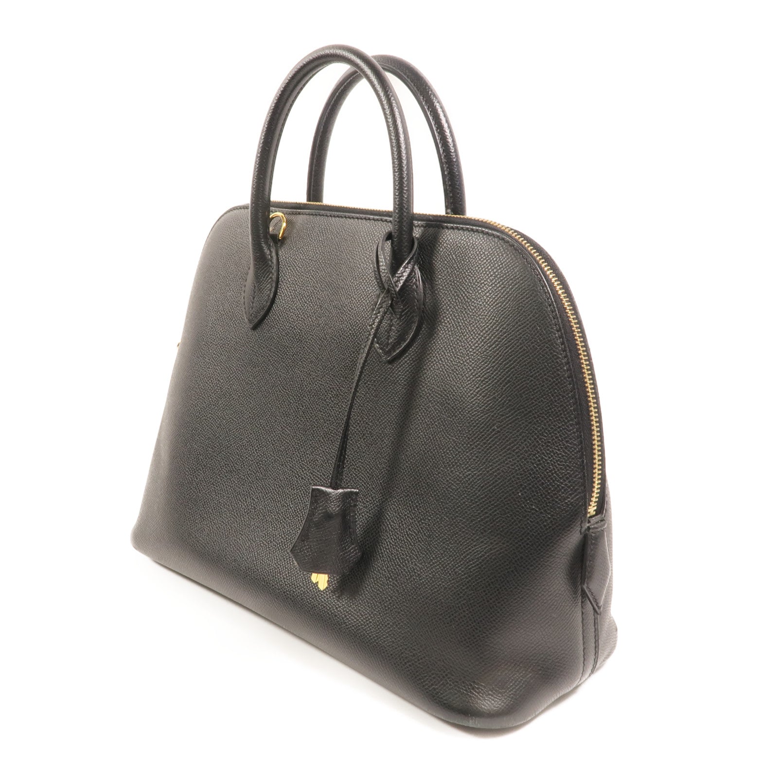 HERMES Epsom皮革Bolide1923 30金扣手挽肩背兩用袋Noir