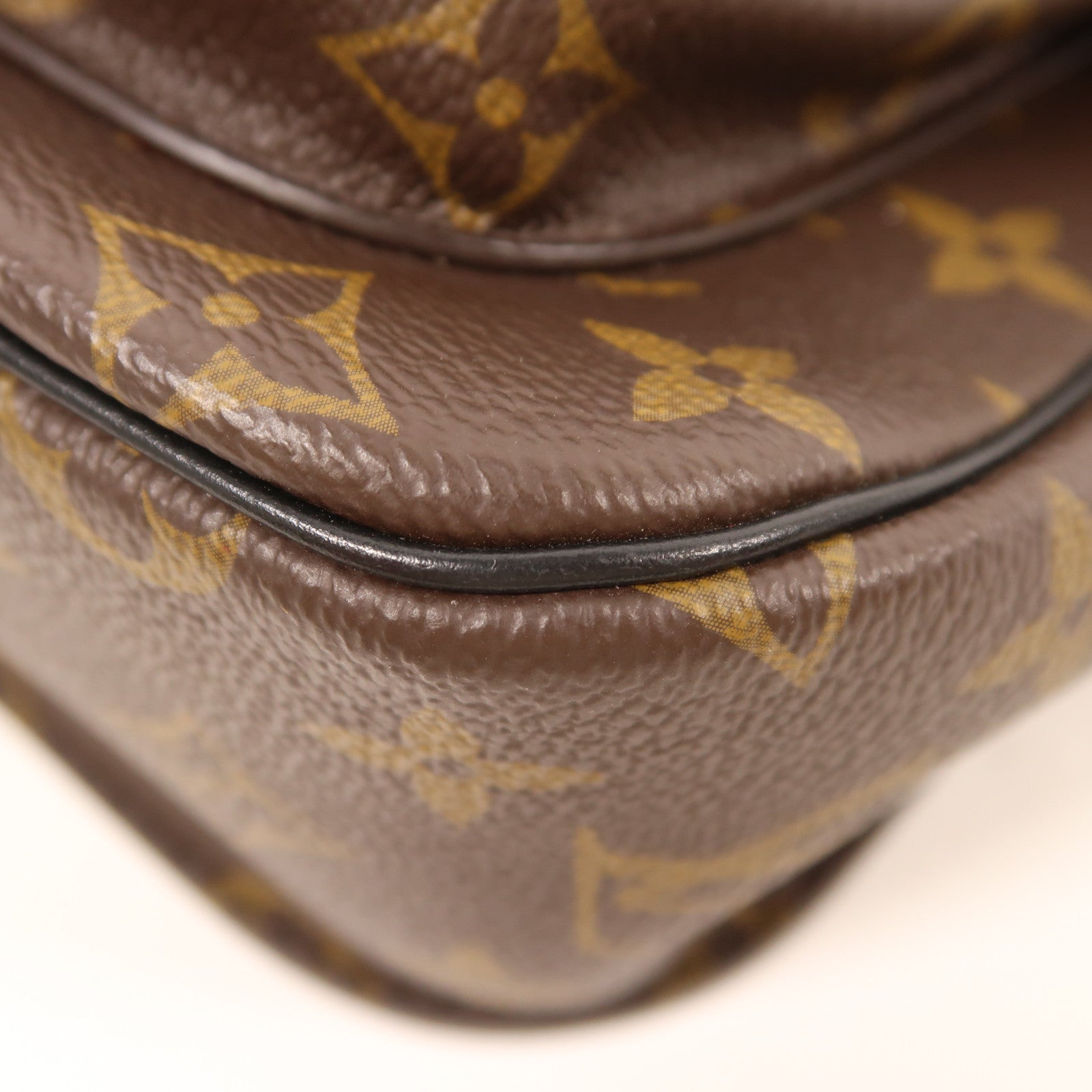 LOUIS VUITTON Monogram Passy金扣肩背袋棕色