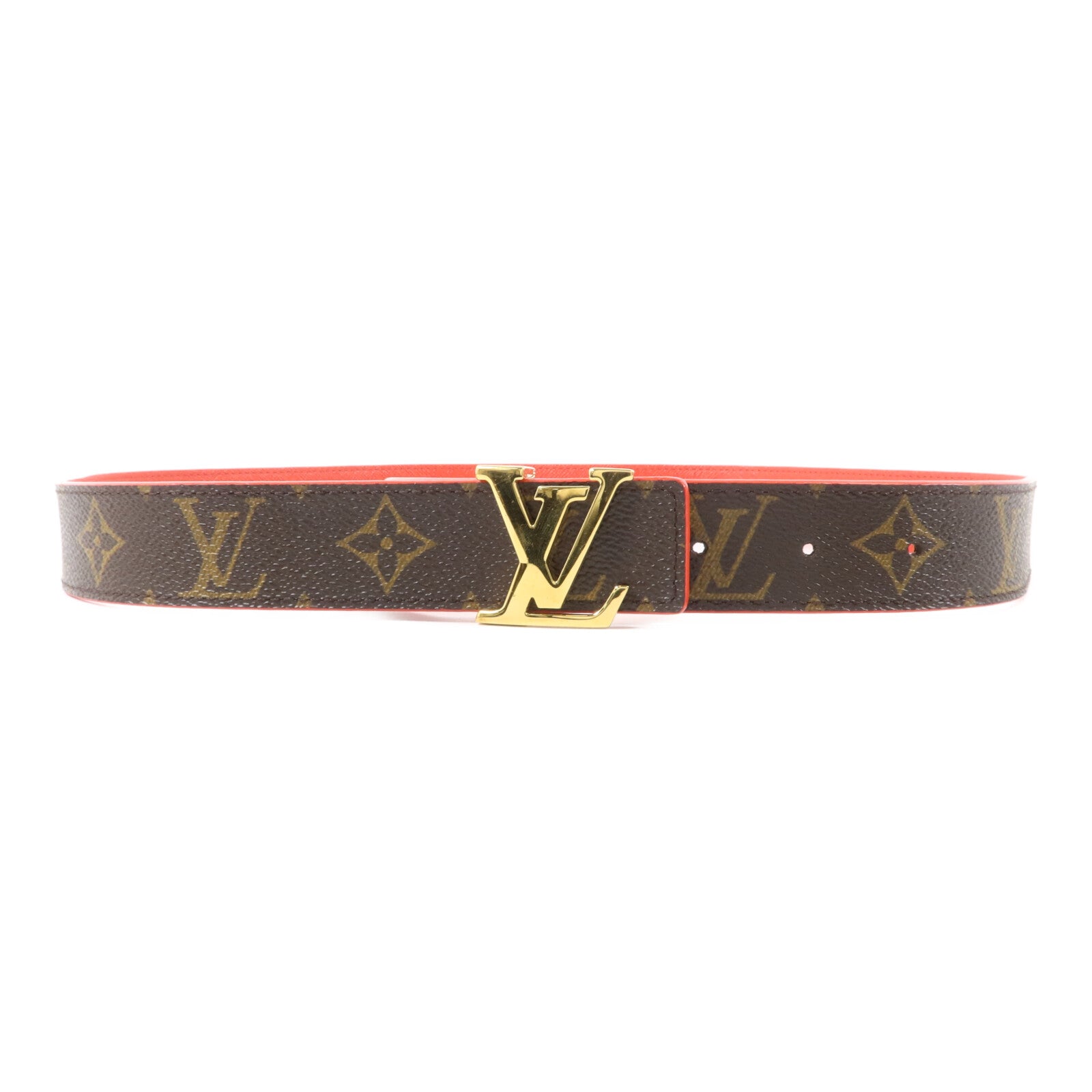 LOUIS VUITTON Monogram LV Initiales 90cm Belt皮帶