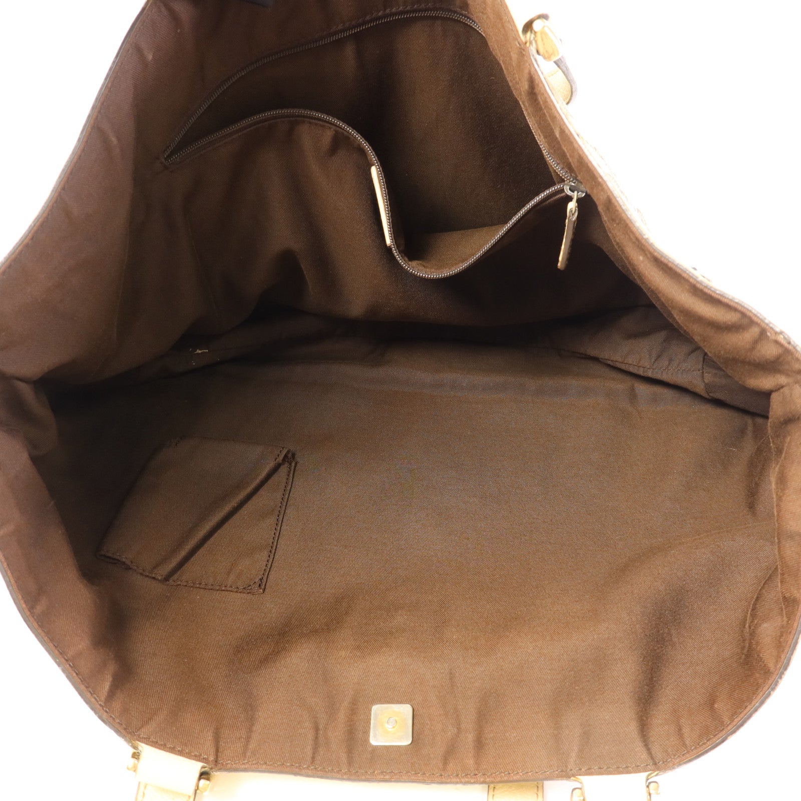 GUCCI 帆布Abbey Tote Bag金扣手挽袋