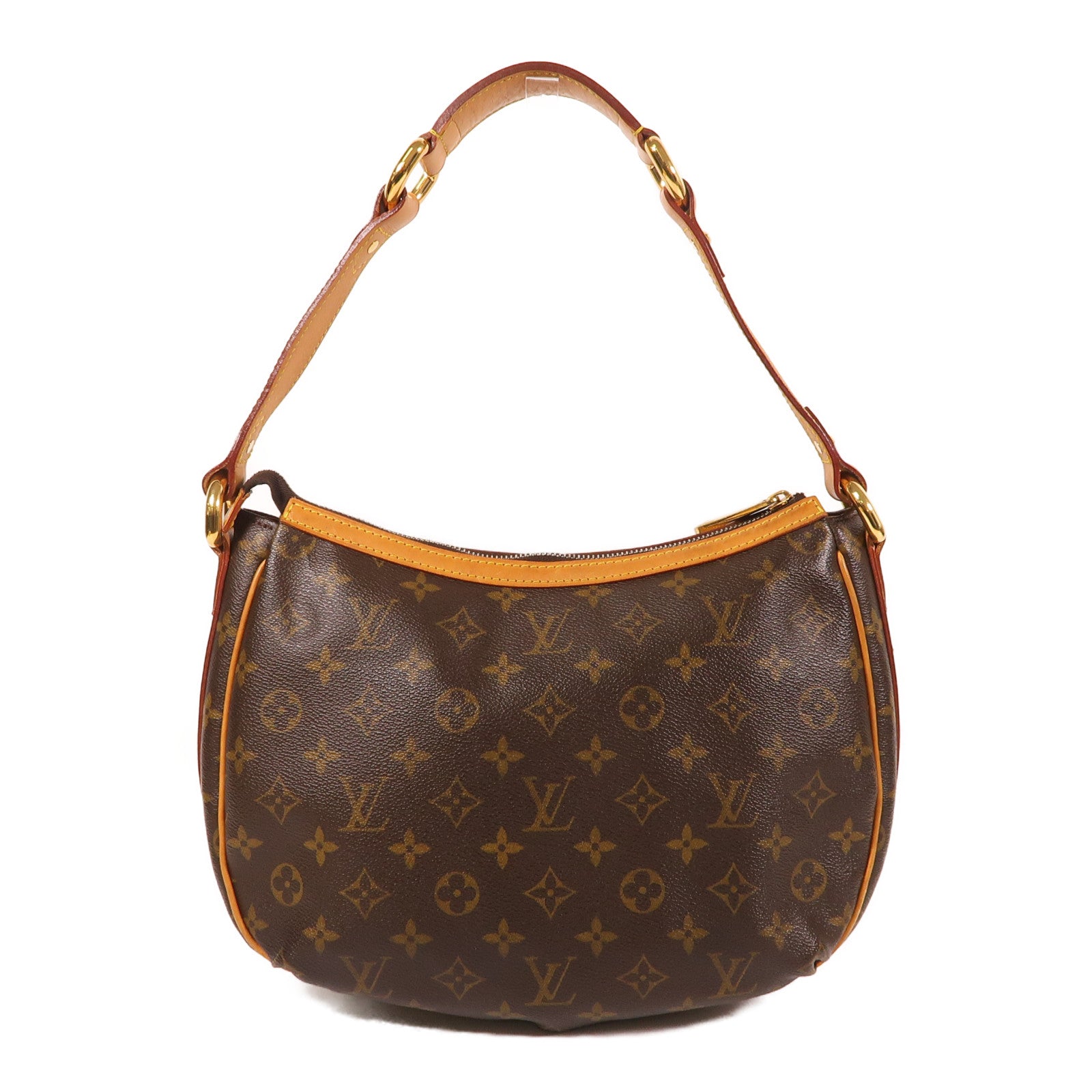 LOUIS VUITTON Monogram Tulum PM金扣肩背袋啡色