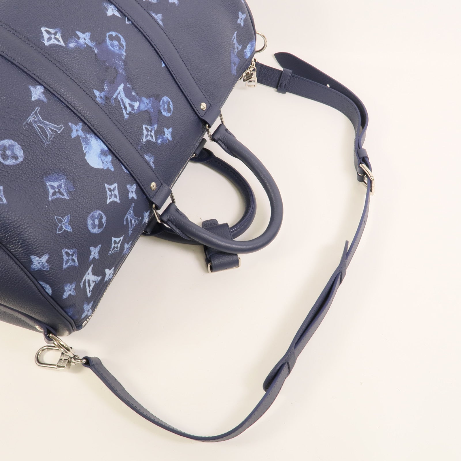 LOUIS VUITTON Monogram Watercolor Keepall Bandouliere 40手挽肩背兩用袋