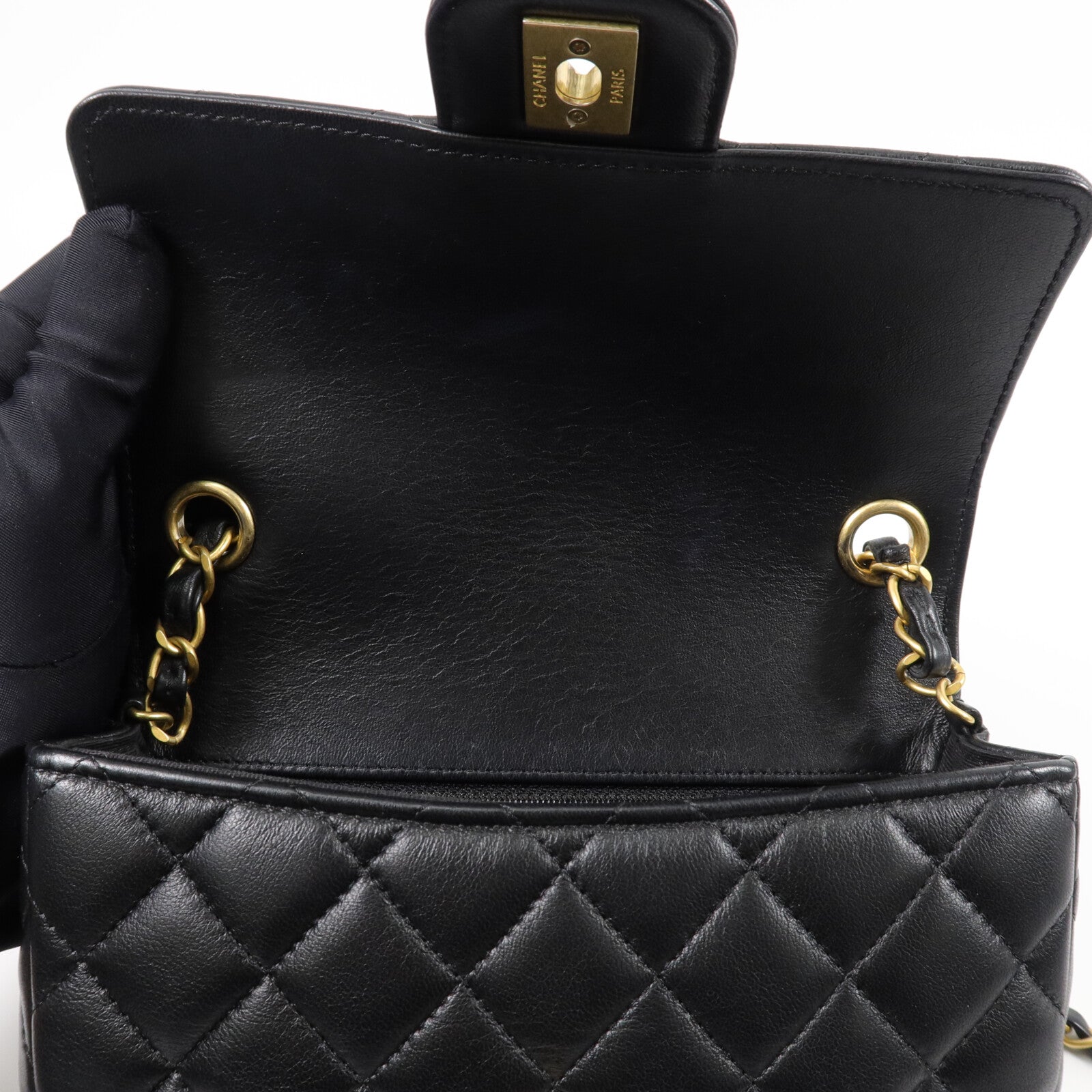 CHANEL 羊皮皮革Chain Shoulder鏈帶肩背袋