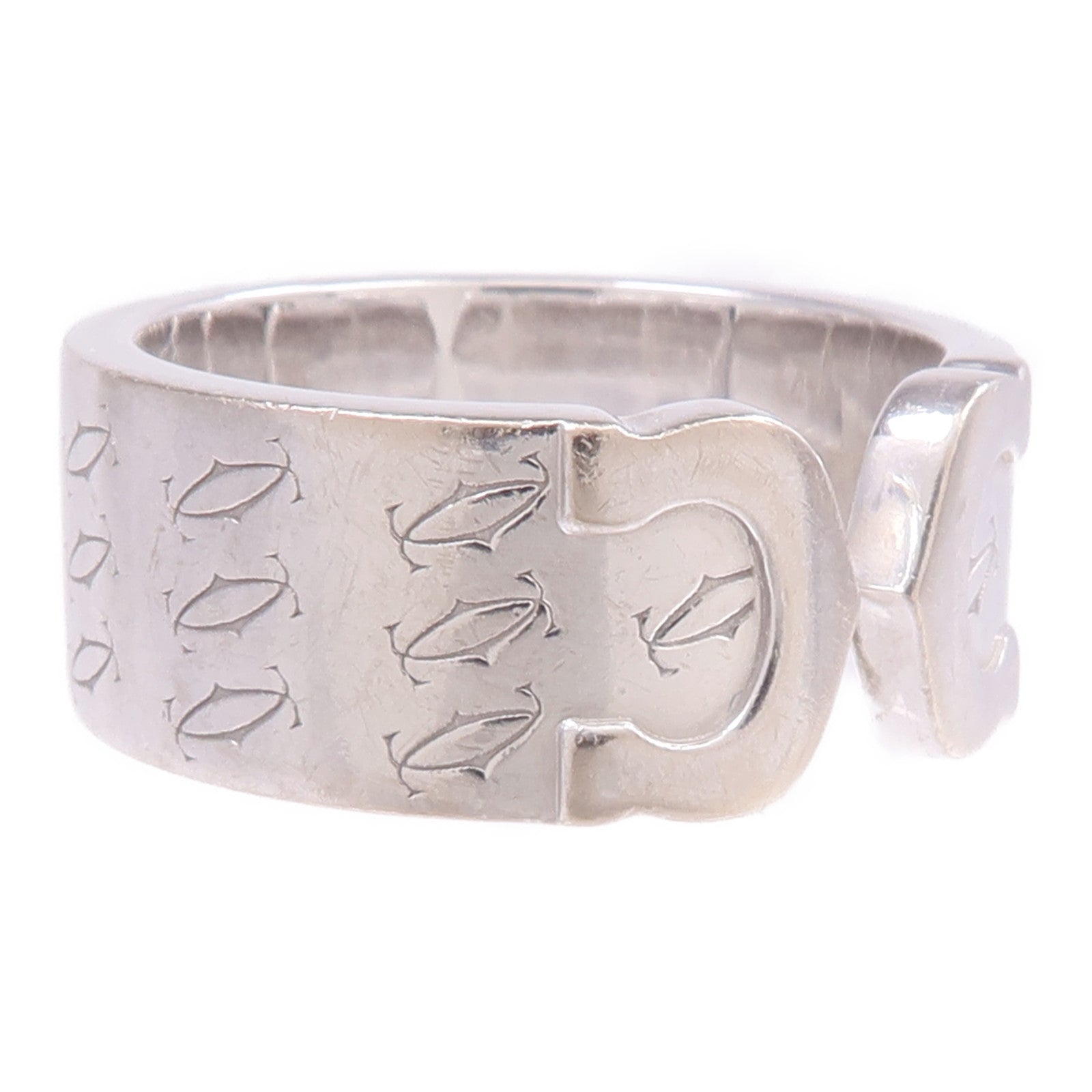 CARTIER 18K白金C2 Ring戒指Cartier#53/US#6.5