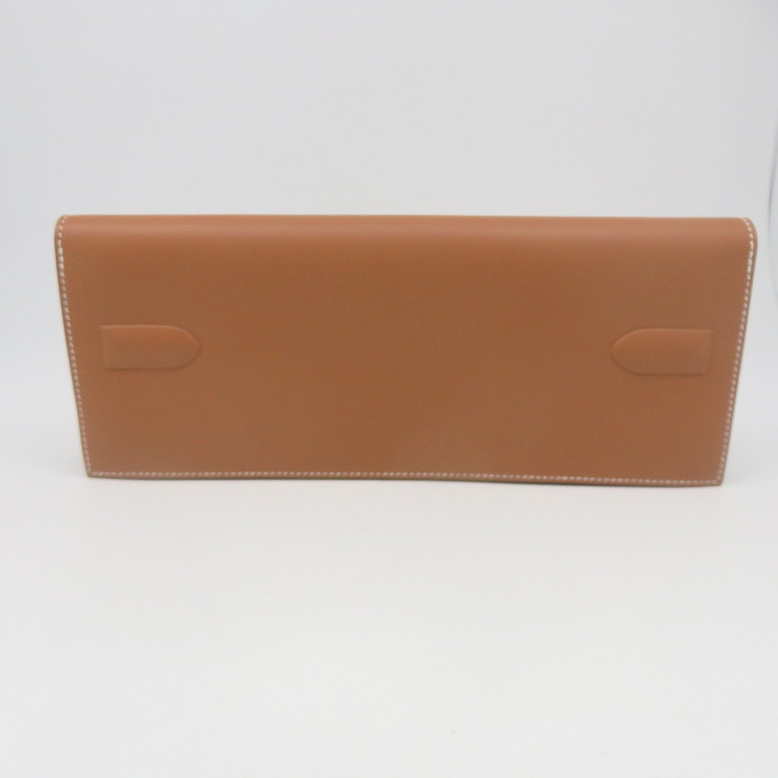 HERMES 【清倉大減價】Swift皮革Shadow Kelly Clutch手提包金色