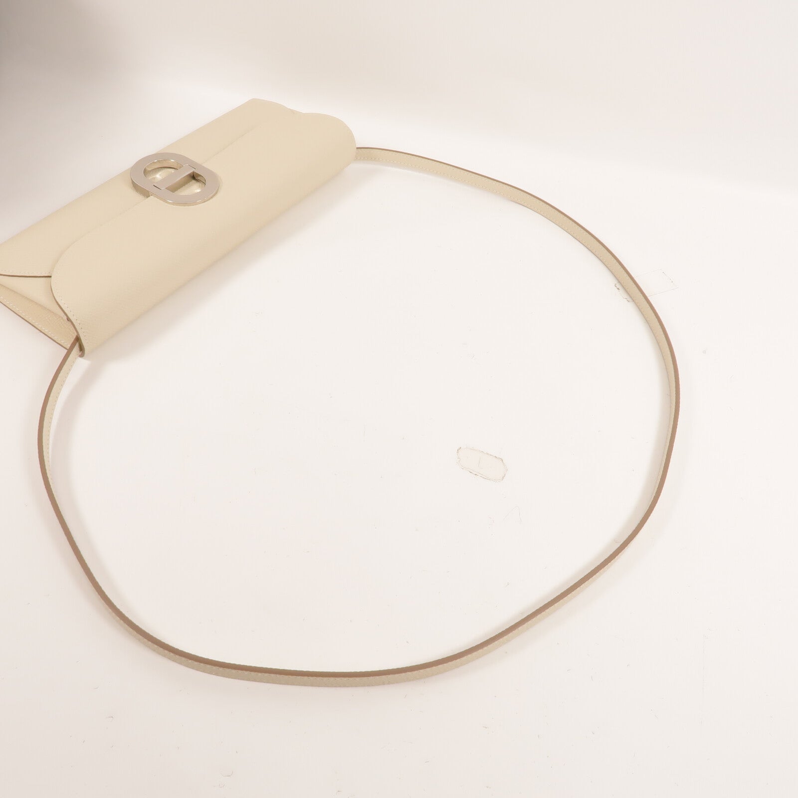 HERMES Epsom皮革Maillon To Go肩背袋Craie