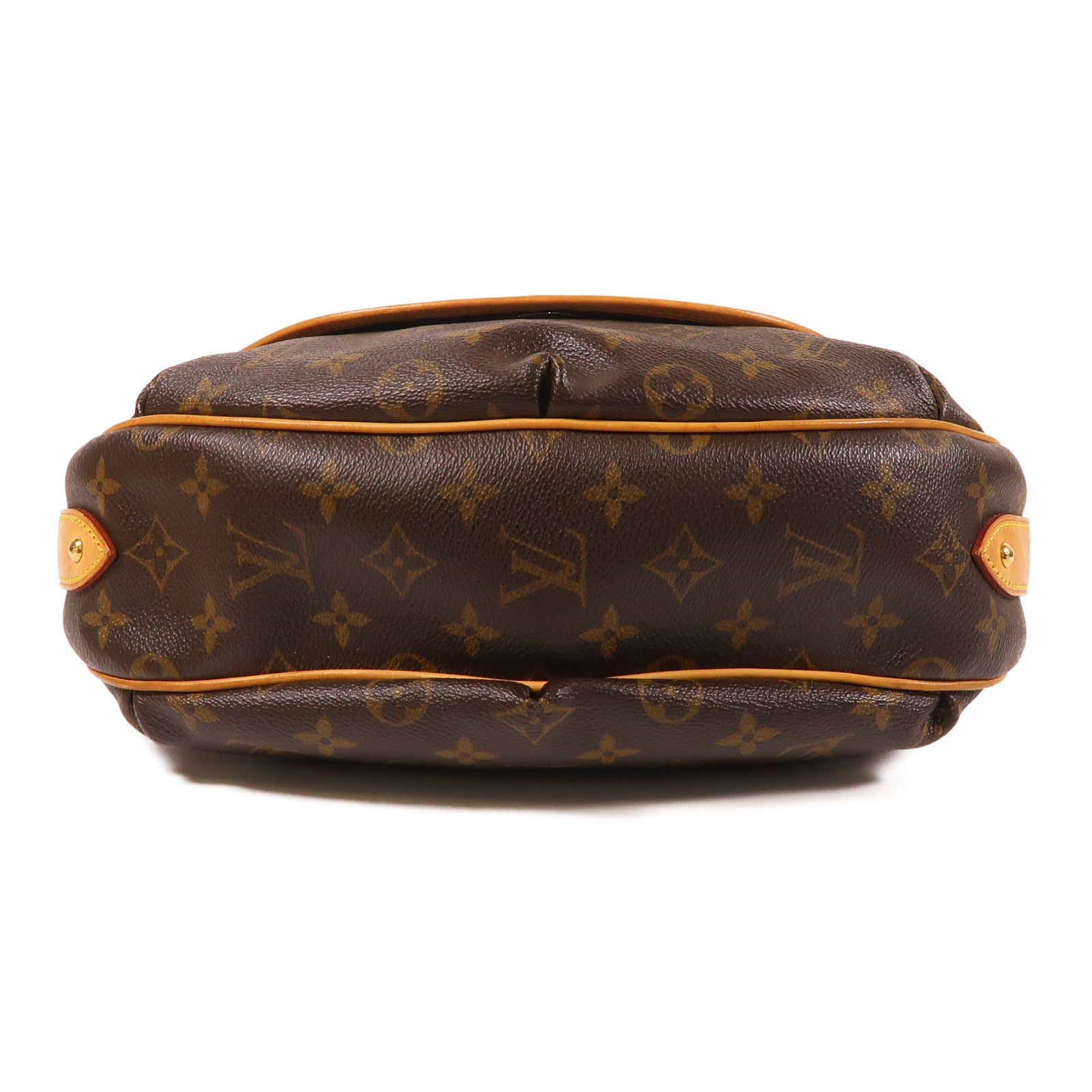 LOUIS VUITTON Monogram Tulum PM金扣肩背袋啡色