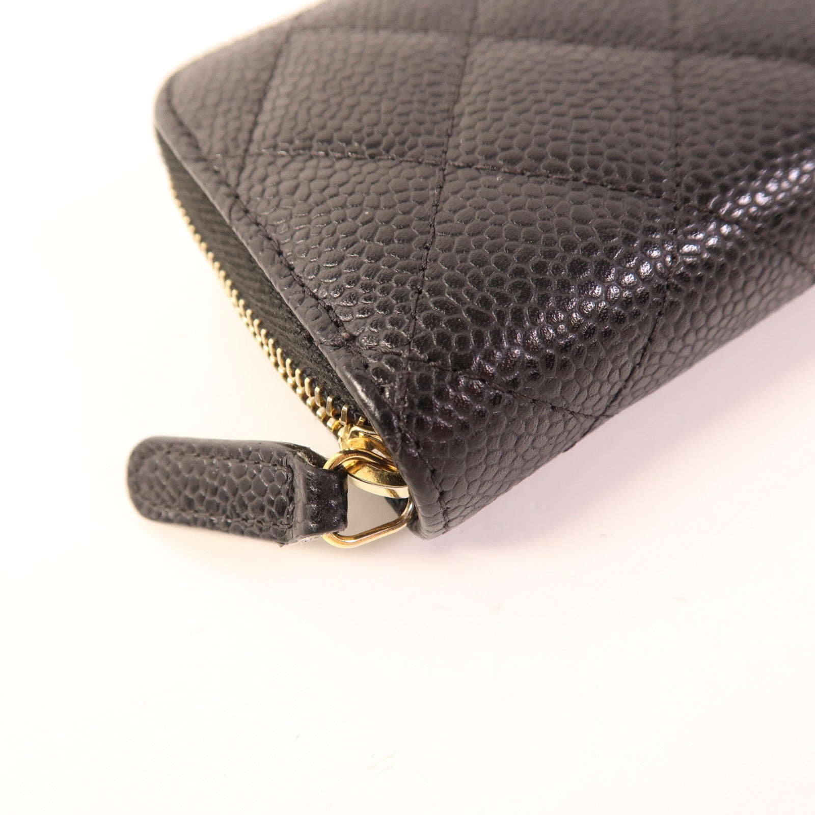 CHANEL 牛皮皮革Card/Coin Purse金扣零錢包/卡片套