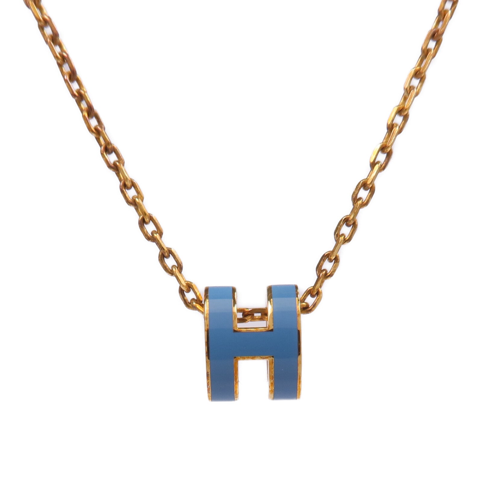 HERMES 金屬Mini Pop H項鍊