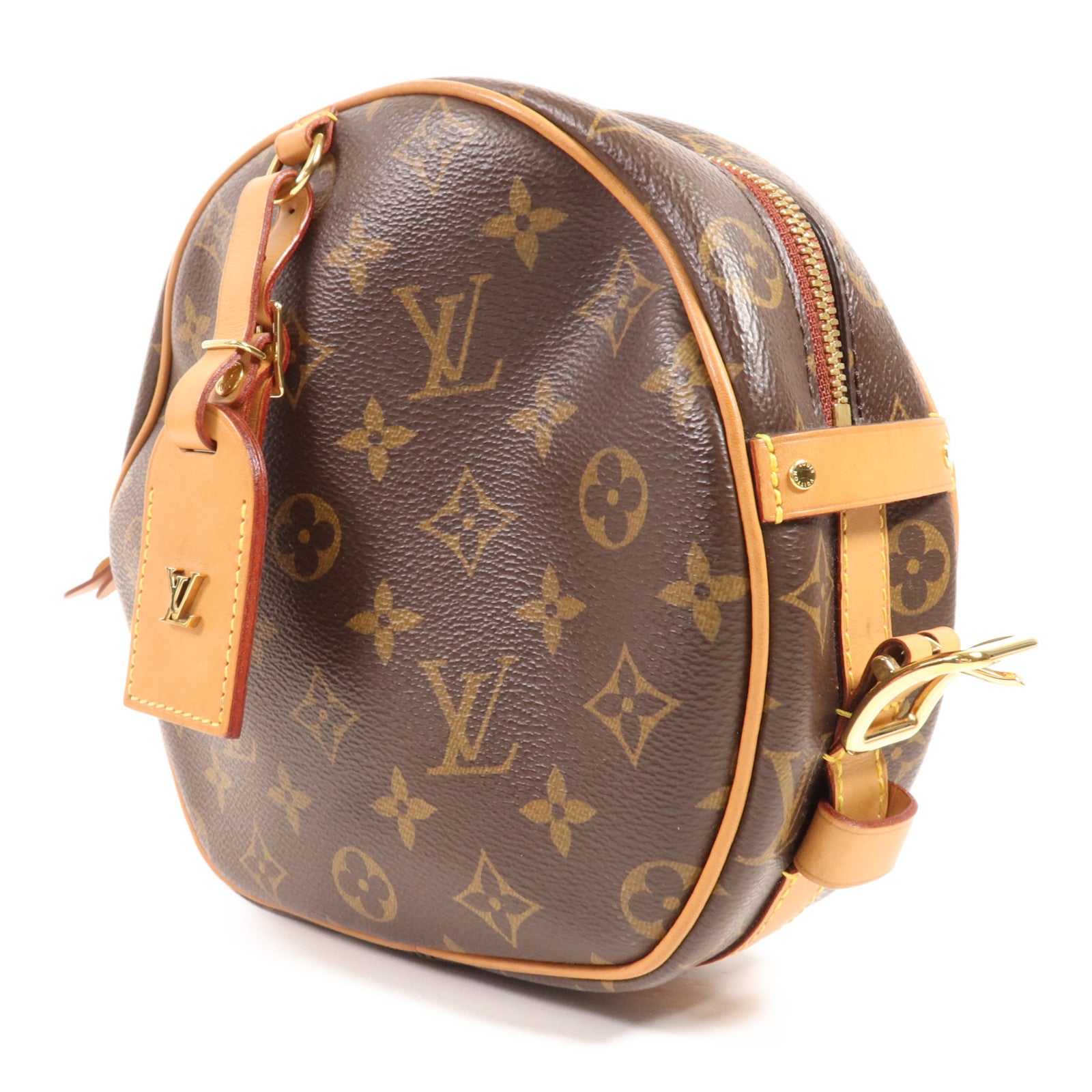 LOUIS VUITTON Monogram Boite Chapeau Souple MM金扣肩背袋