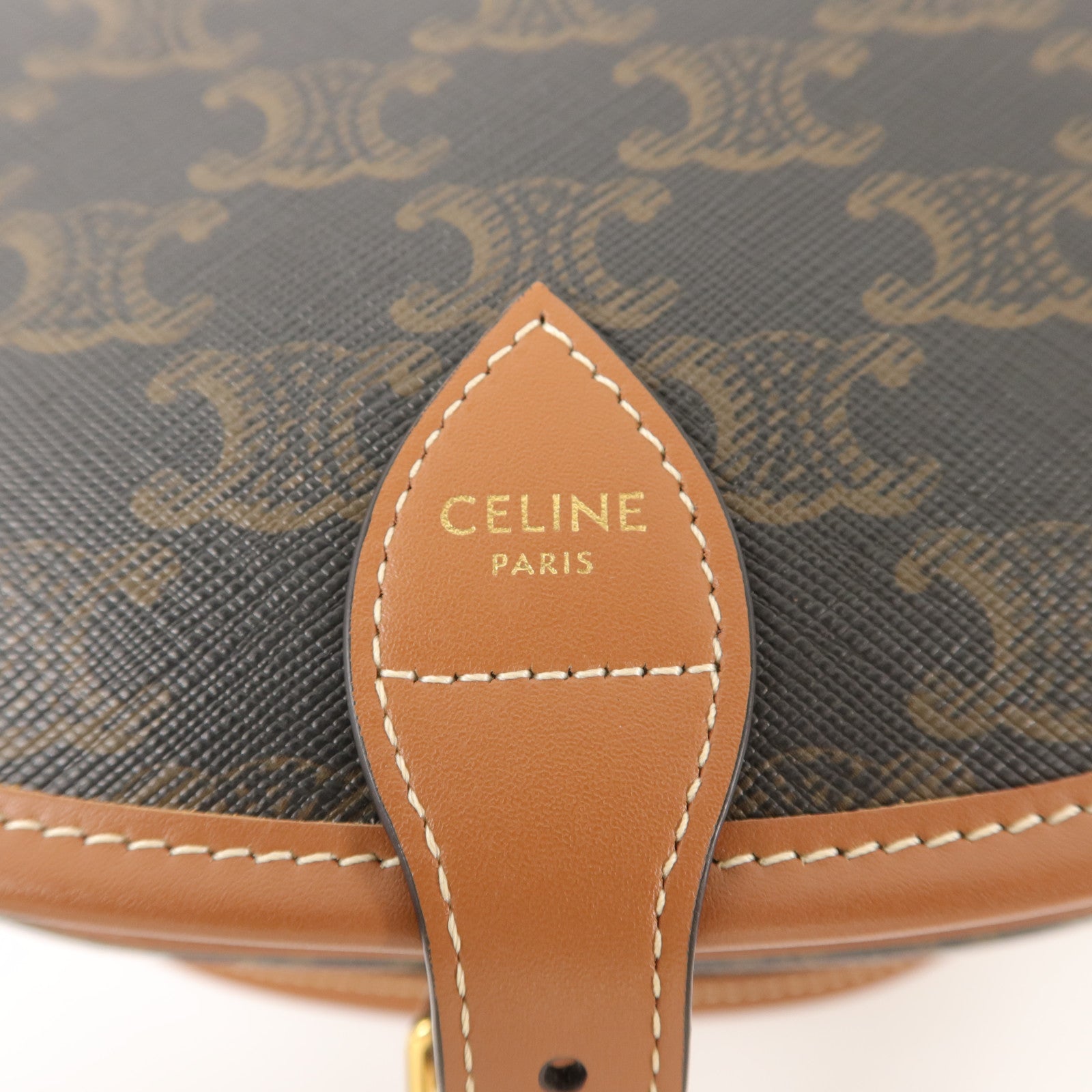 CELINE 塗層帆布Folco肩背袋