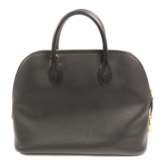 HERMES Epsom皮革Bolide1923 30金扣手挽肩背兩用袋Noir