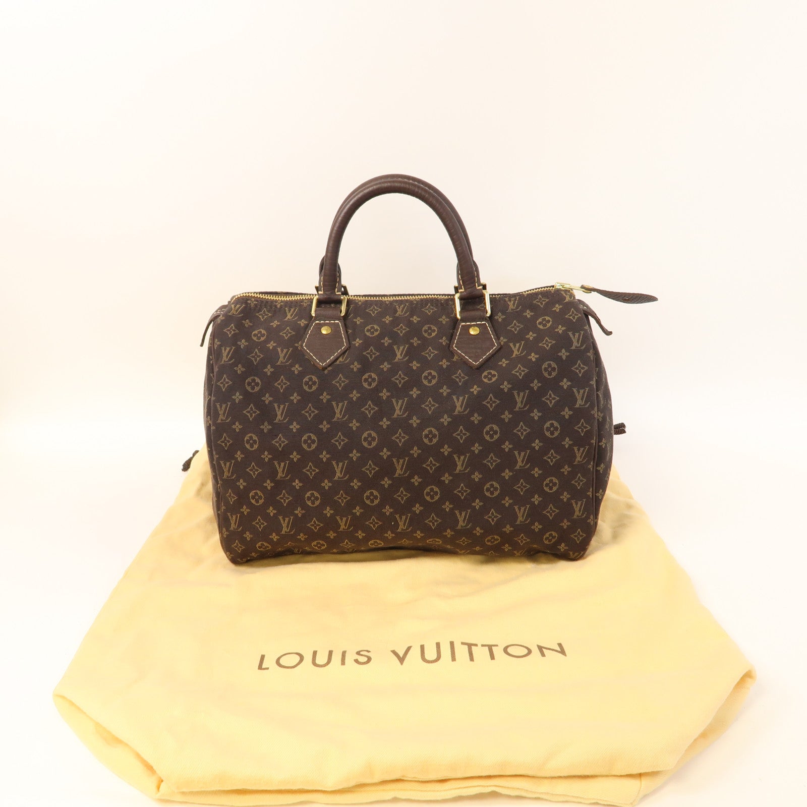 LOUIS VUITTON Monogram Idylle Speedy 30金扣手挽袋啡色