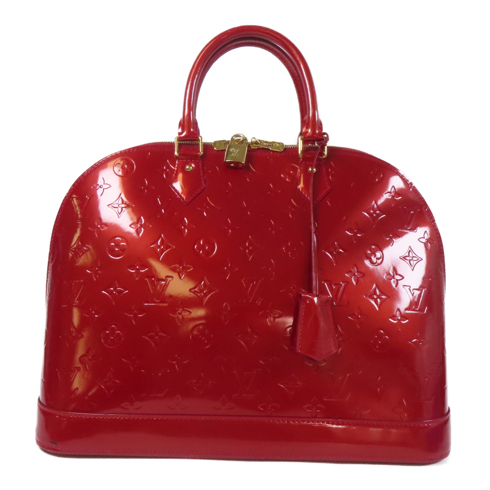 LOUIS VUITTON 【激減優惠】Venis Alma GM金扣手挽袋紅色