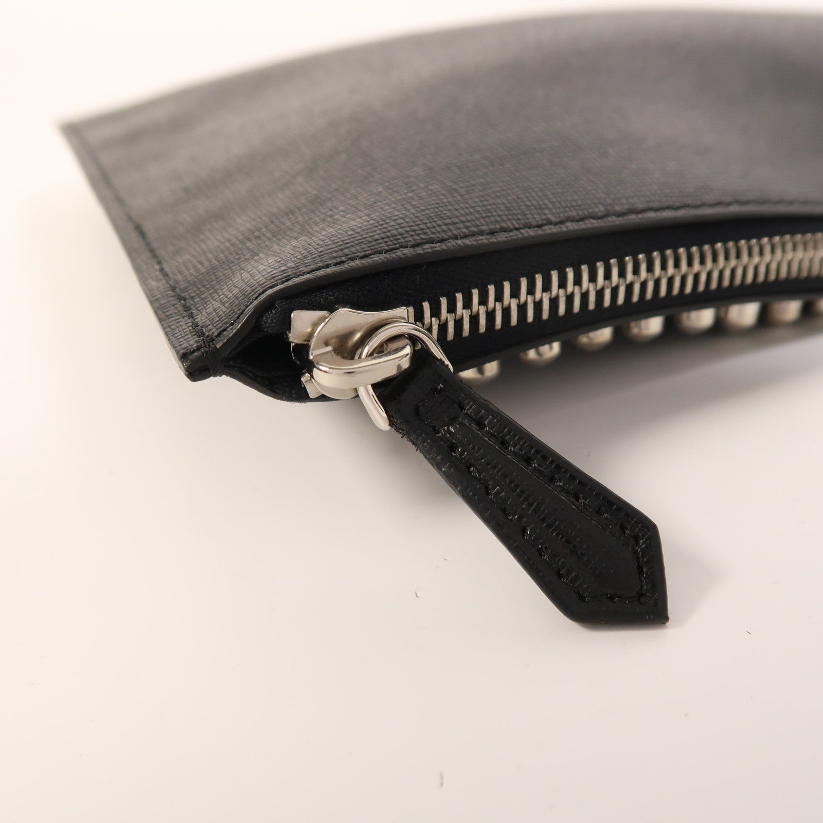 FENDI 牛皮皮革Clutch Bag銀扣手拿包