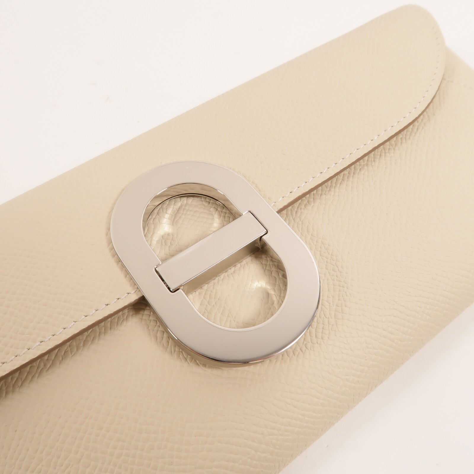 HERMES Epsom皮革Maillon To Go肩背袋Craie