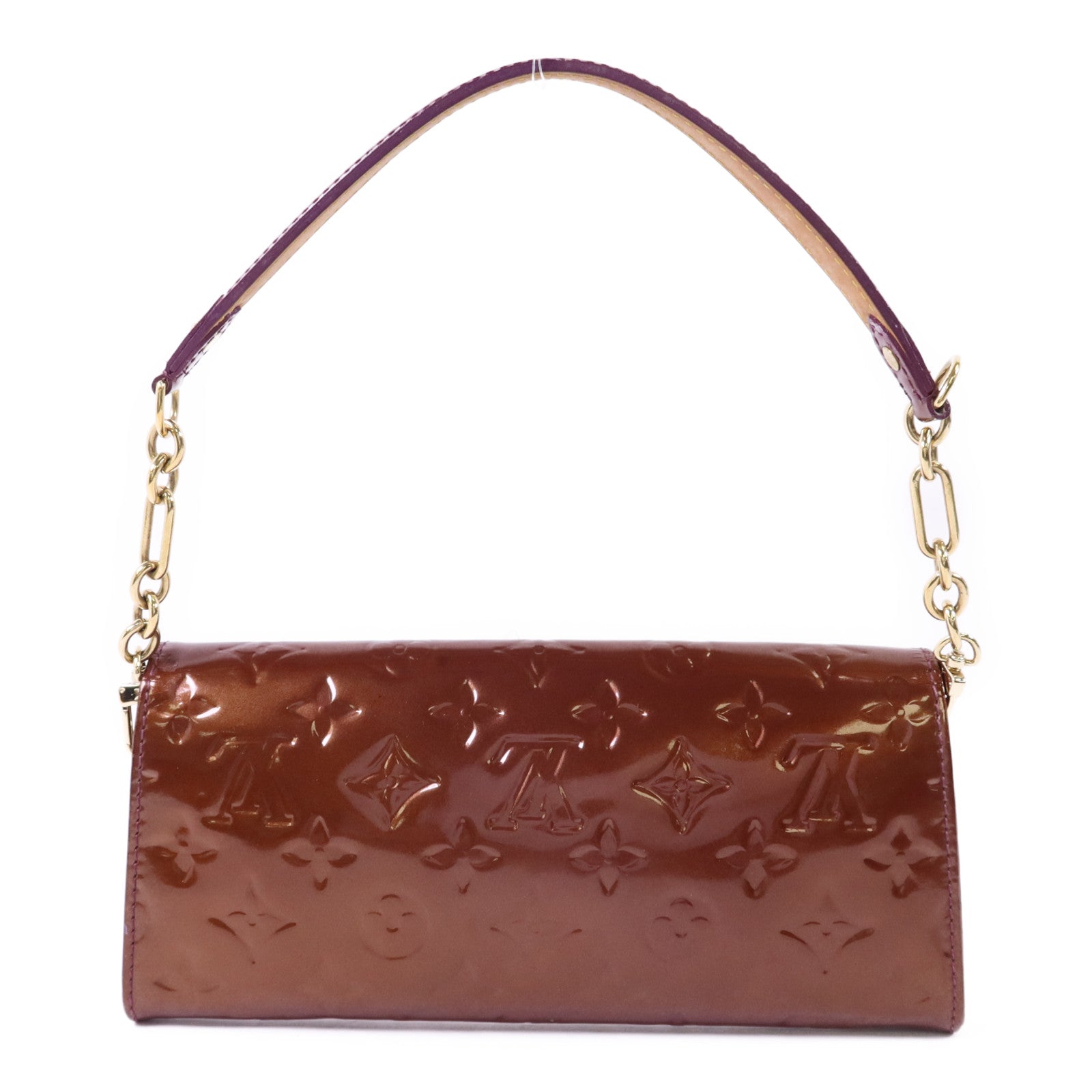 LOUIS VUITTON Vernis Sunset Boulevard金扣肩背袋