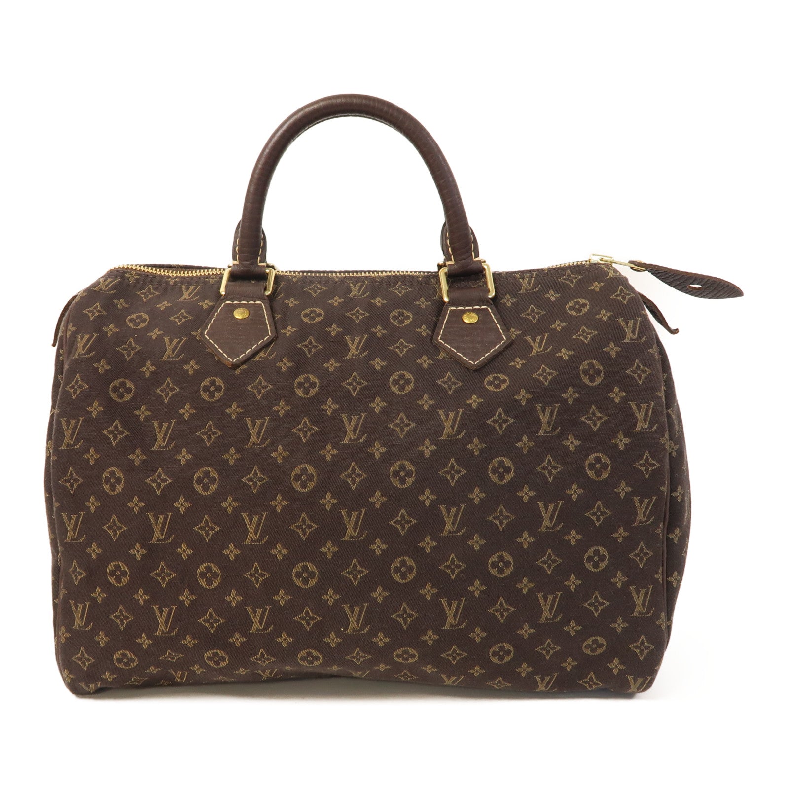 LOUIS VUITTON Monogram Idylle Speedy 30金扣手挽袋啡色