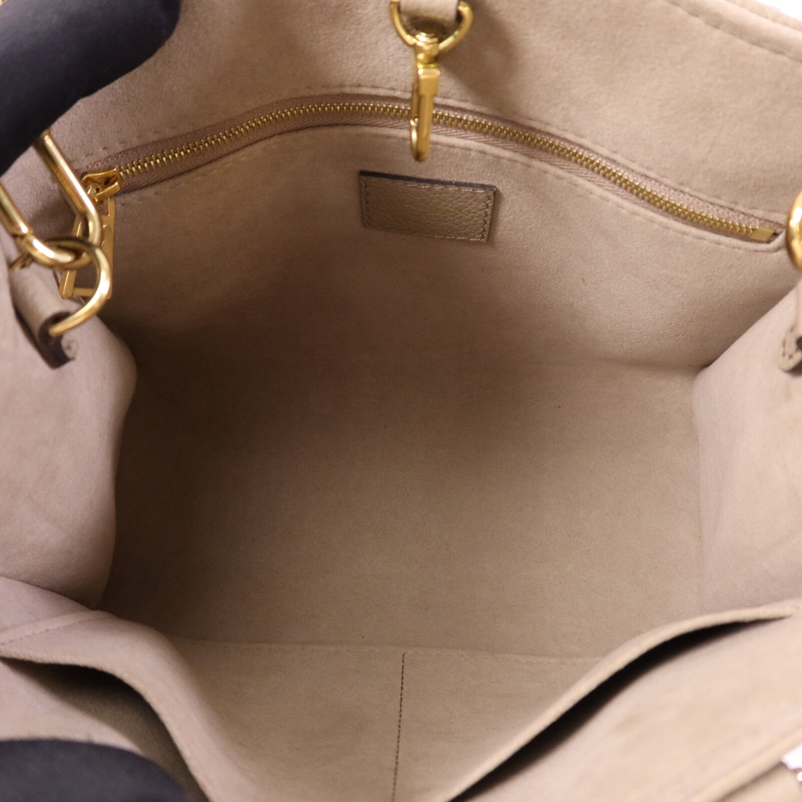 LOUIS VUITTON Monogram Empreinte On The Go PM金扣手挽肩背兩用袋