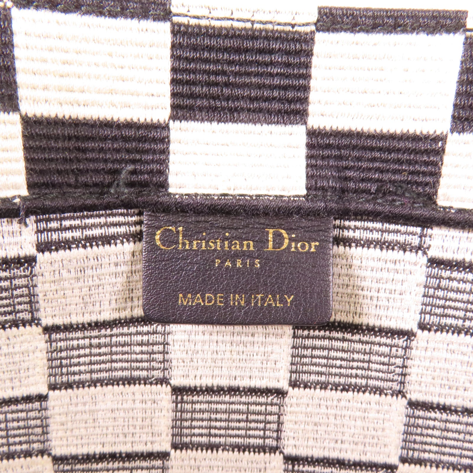 Dior CD Book Large Tote Bag Canvas White/Black