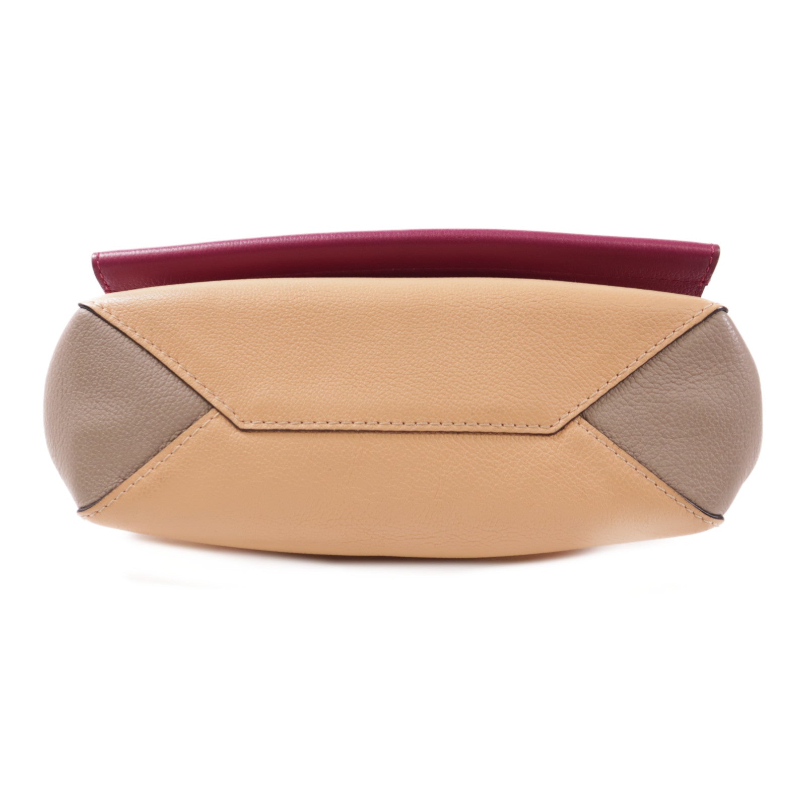 LOUIS VUITTON 牛皮皮革Lockme II BB銀扣鏈帶手挽肩背兩用袋