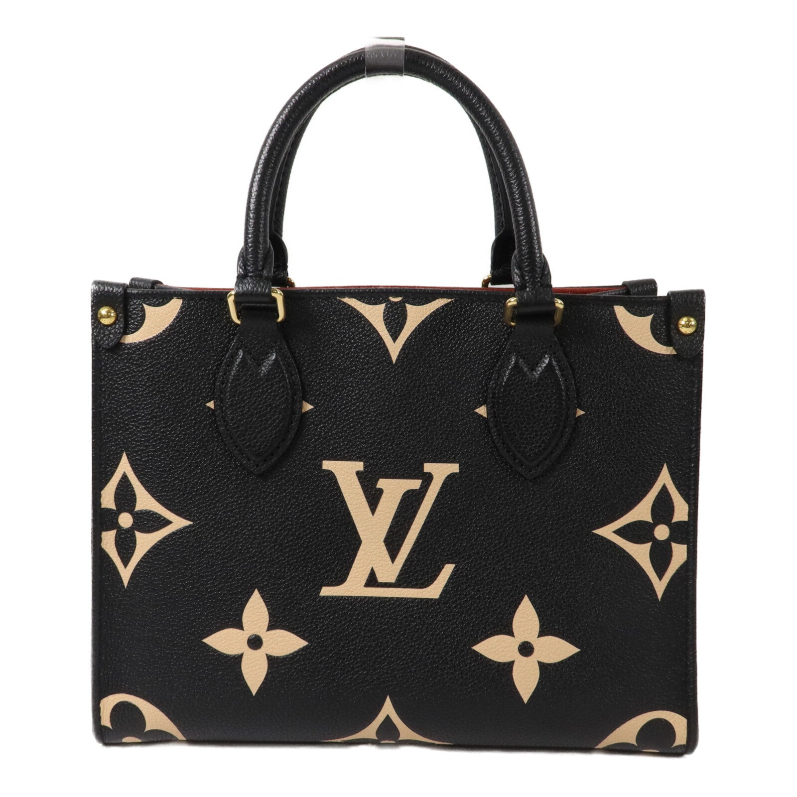 LOUIS VUITTON Monogram Empreinte On The Go PM手挽肩背兩用袋