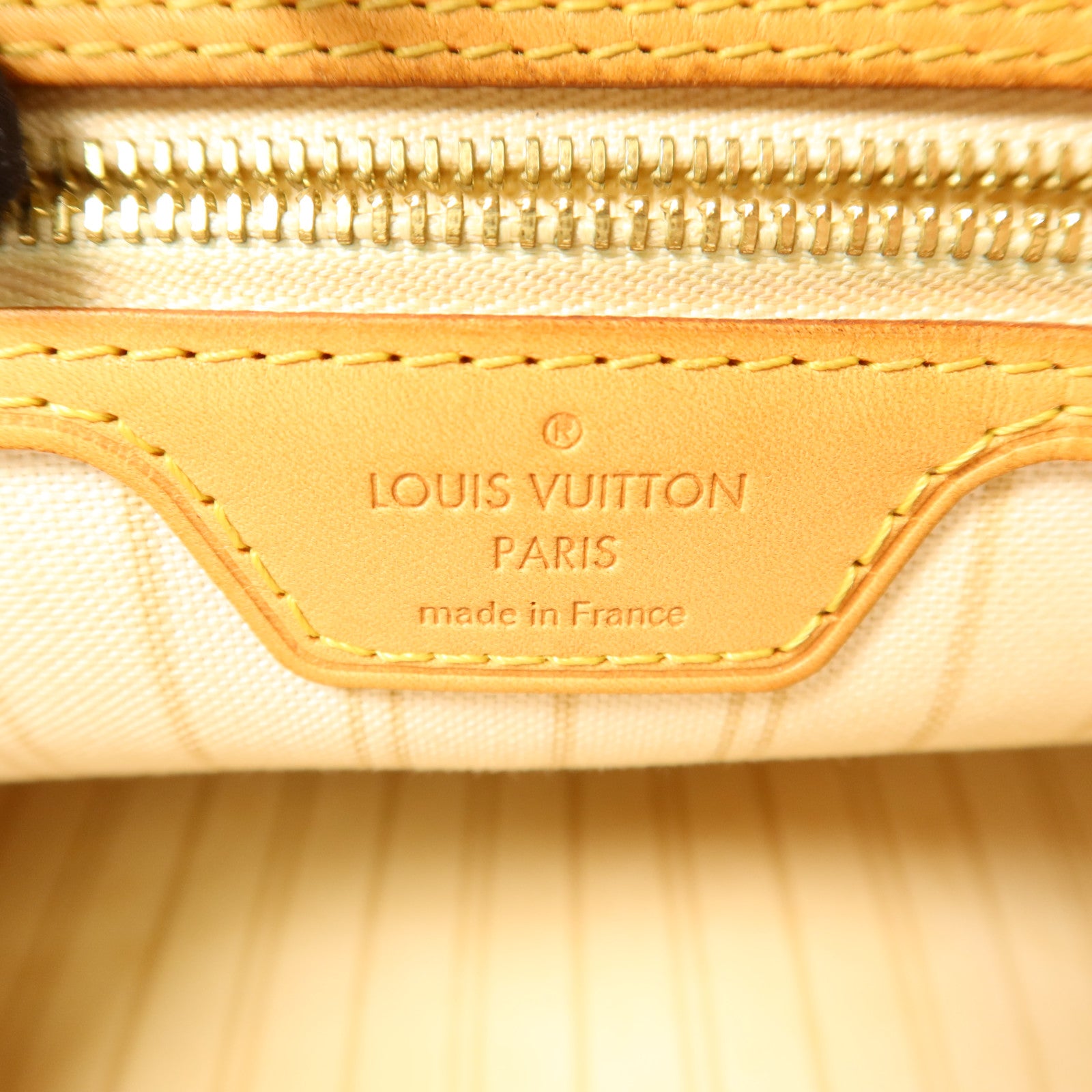 LOUIS VUITTON 【激減優惠】Damier Azur Delightful MM金扣肩背袋