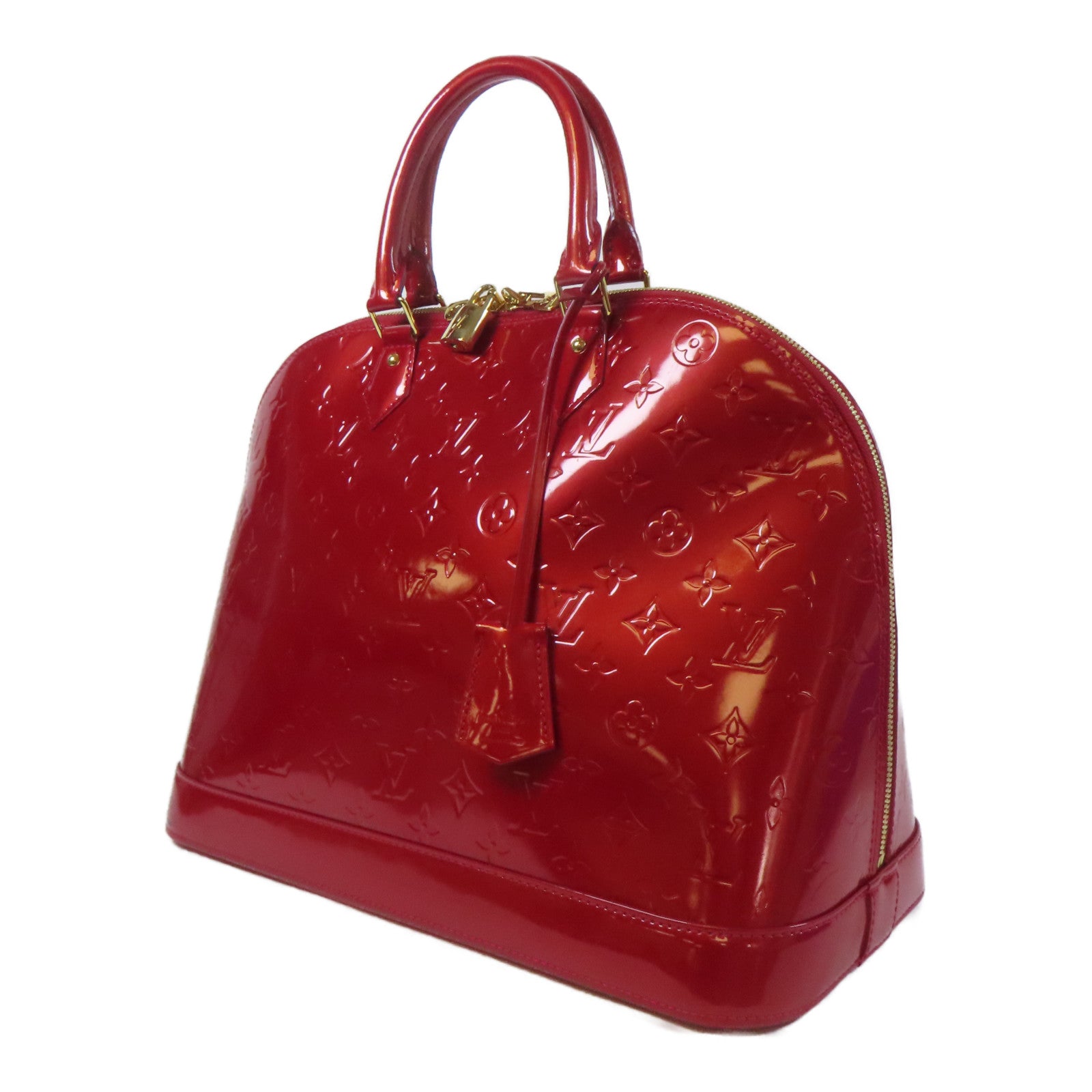 LOUIS VUITTON 【激減優惠】Venis Alma GM金扣手挽袋紅色