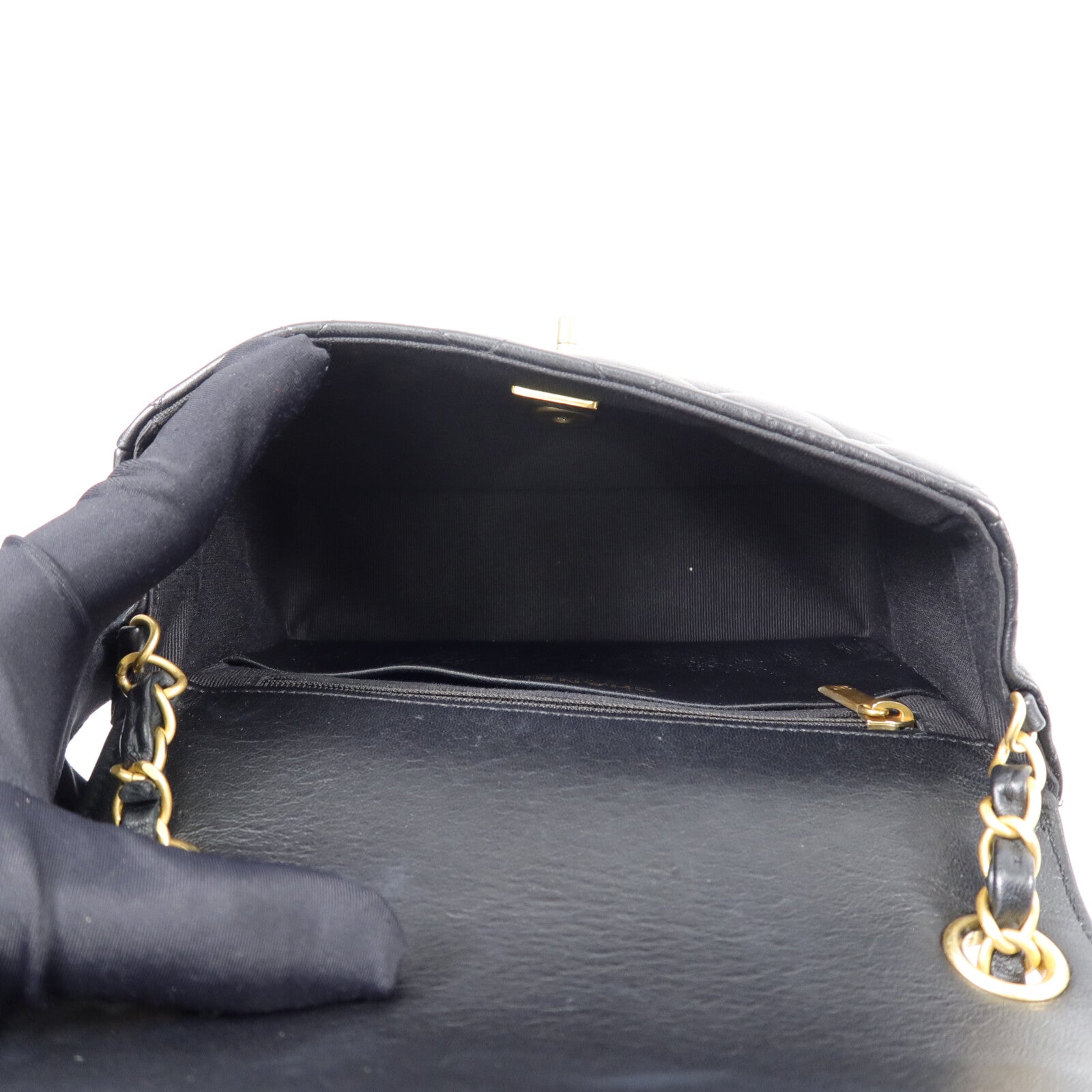 CHANEL 羊皮皮革Chain Shoulder鏈帶肩背袋
