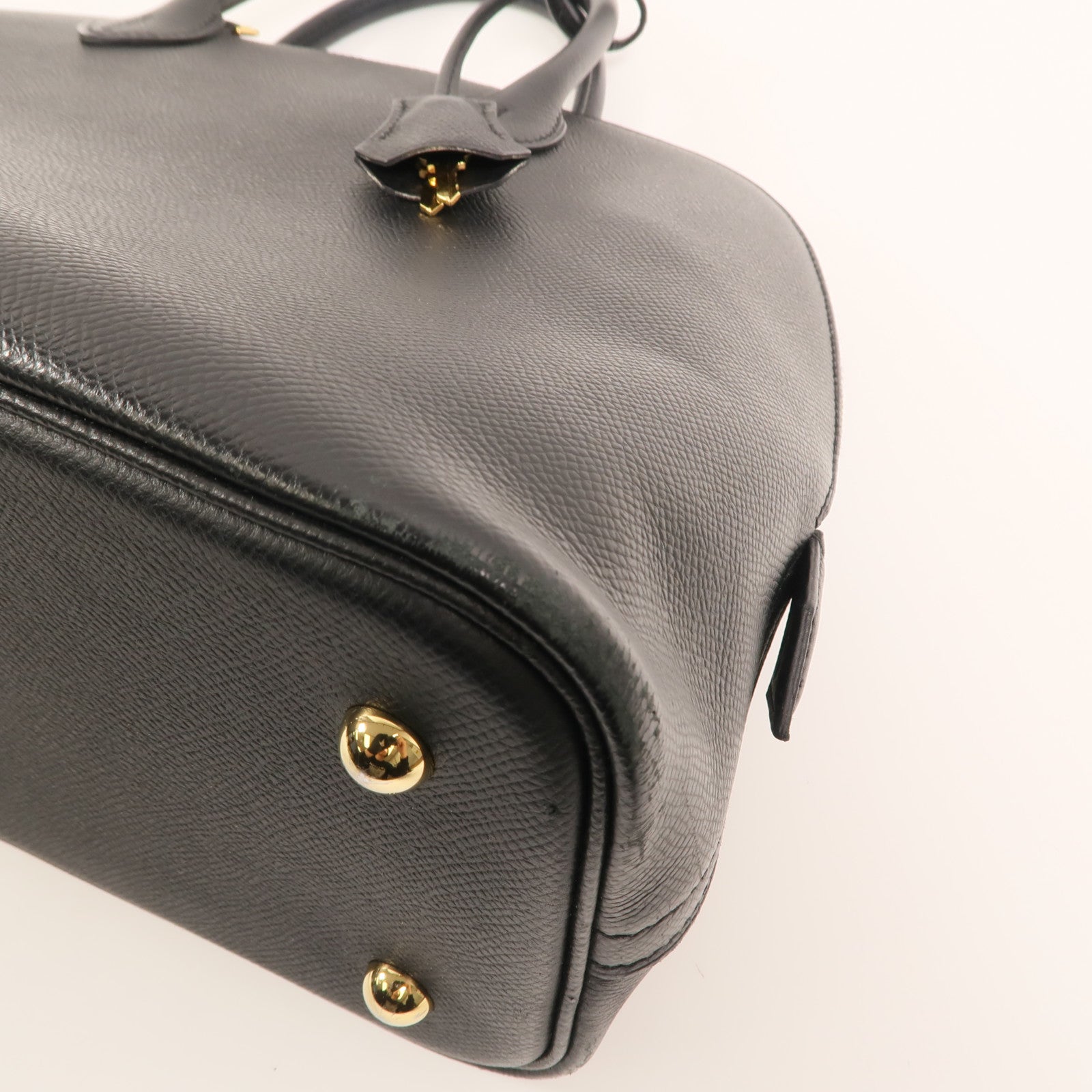 HERMES Epsom皮革Bolide1923 30金扣手挽肩背兩用袋Noir