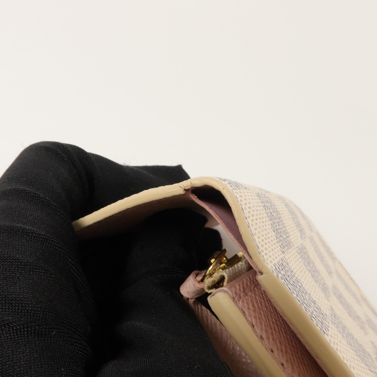 LOUIS VUITTON Damier Azur Victorine Wallet錢包