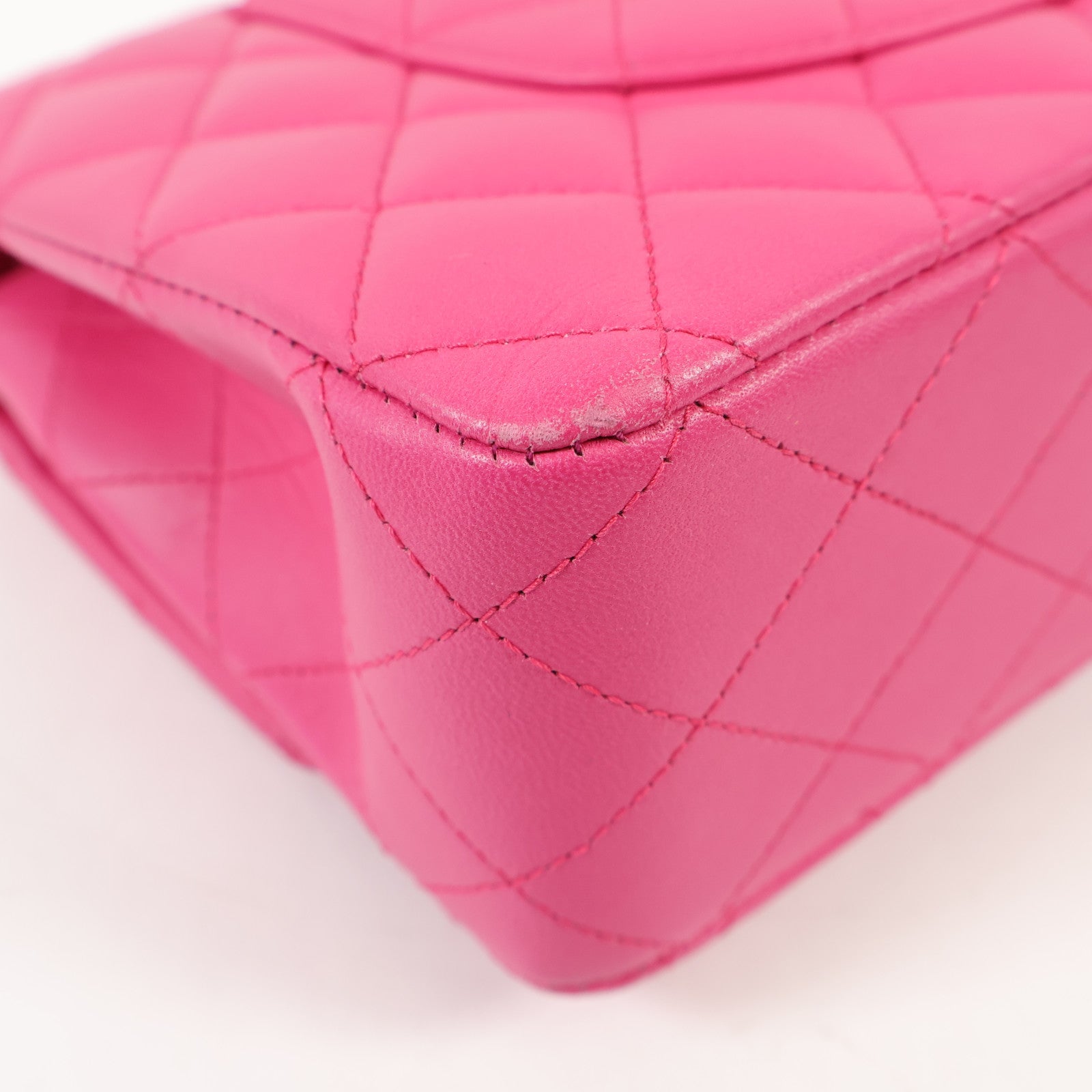 CHANEL 羊皮皮革Classic 25銀扣鏈帶肩背袋