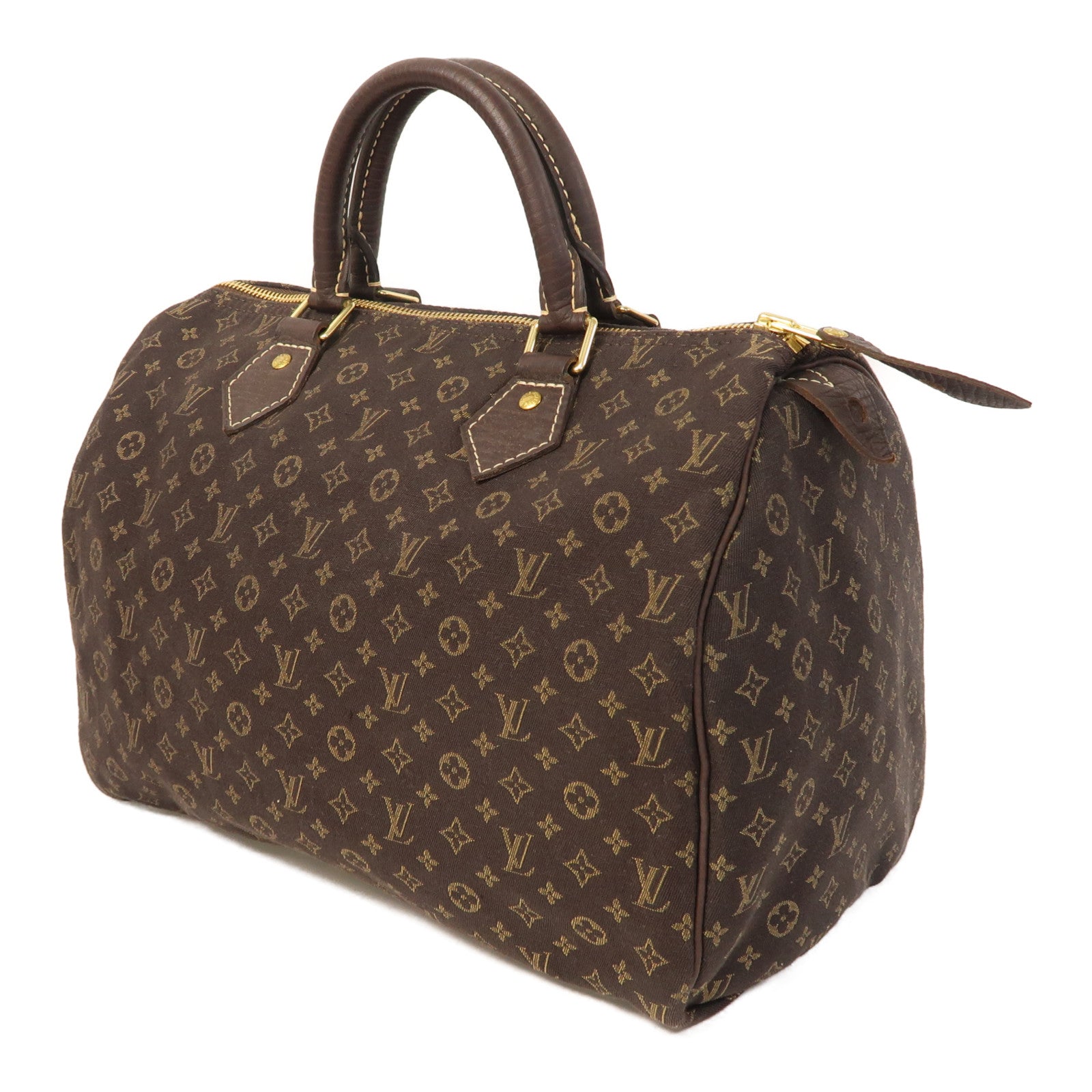 LOUIS VUITTON Monogram Idylle Speedy 30金扣手挽袋啡色