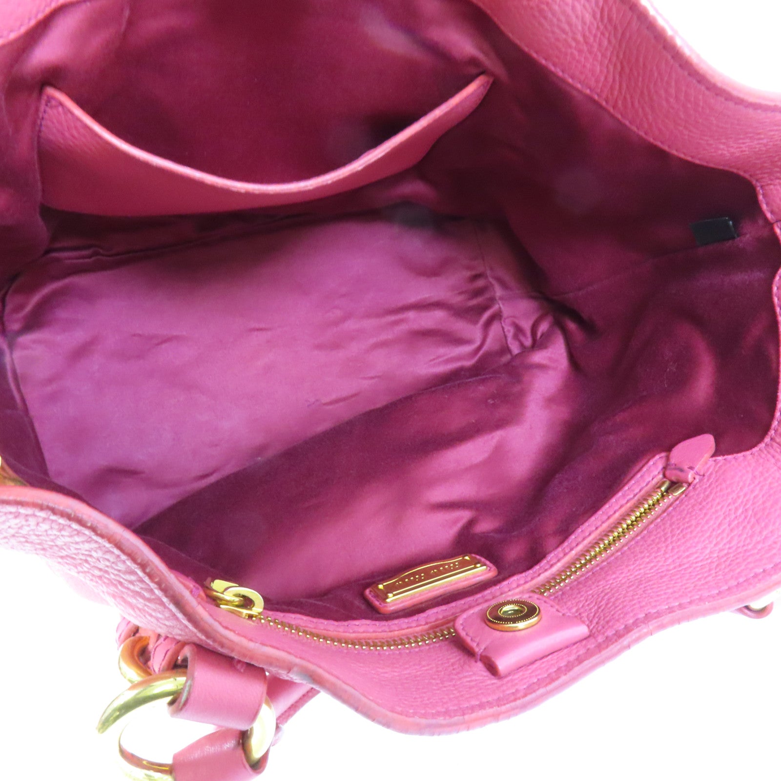 Miu Miu 牛皮皮革2 Way Shoulder金扣手挽肩背兩用袋