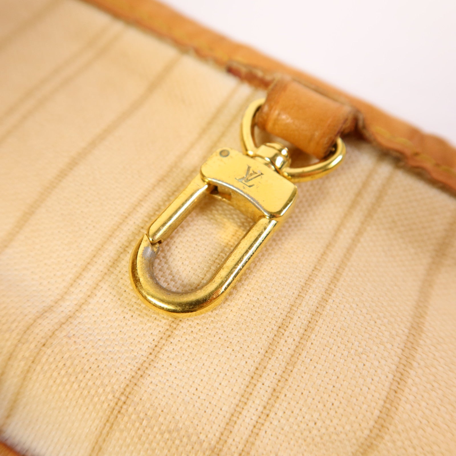 LOUIS VUITTON 【激減優惠】Damier Azur Delightful MM金扣肩背袋