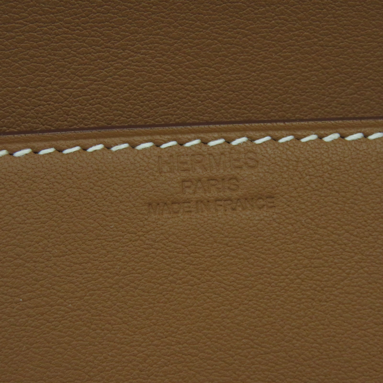 HERMES 【清倉大減價】Swift皮革Shadow Kelly Clutch手提包金色