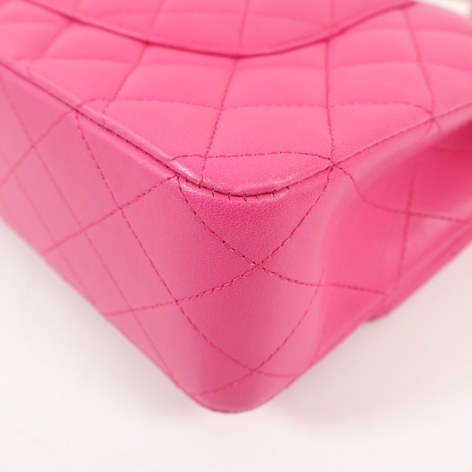 CHANEL 羊皮皮革Classic 25銀扣鏈帶肩背袋