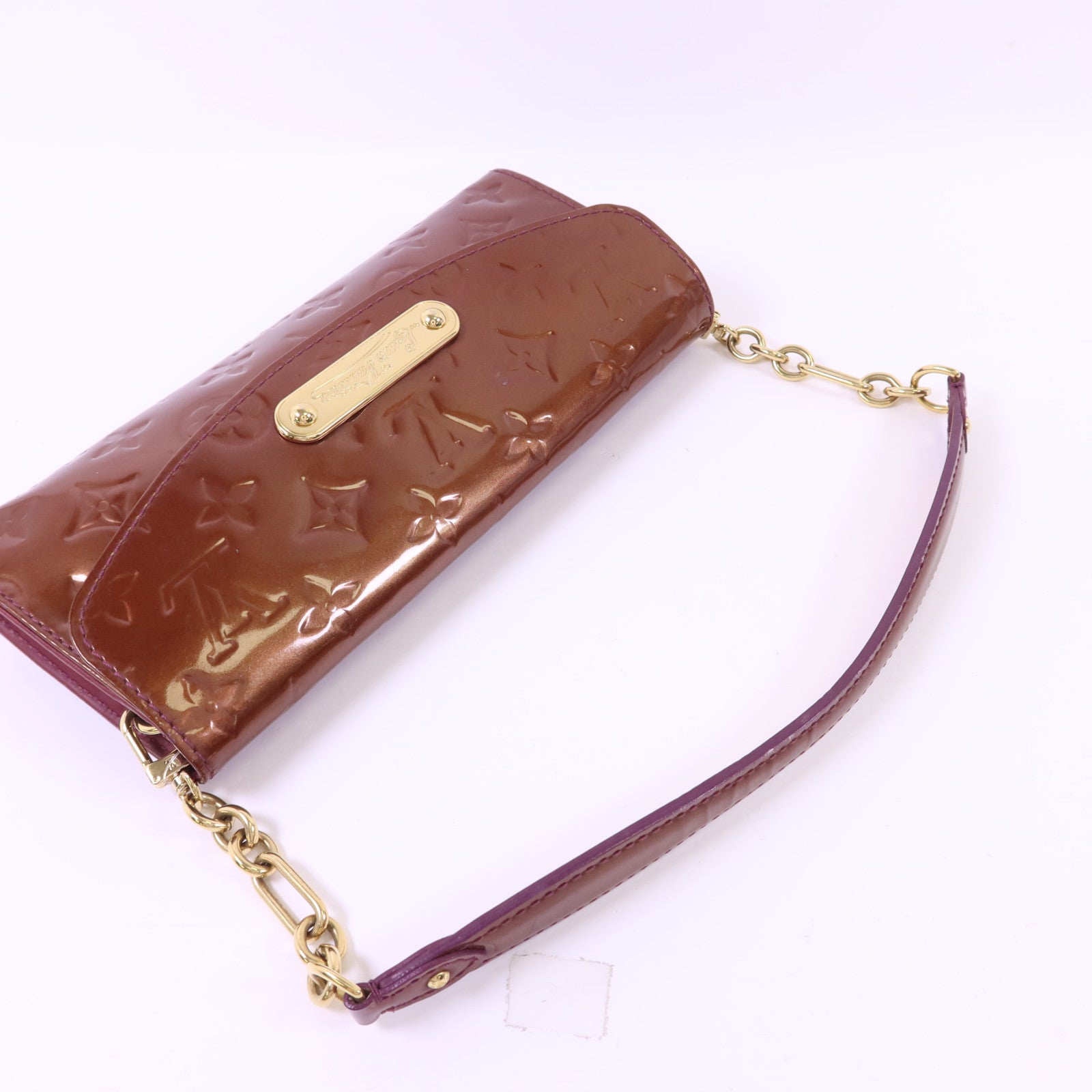 LOUIS VUITTON Vernis Sunset Boulevard金扣肩背袋
