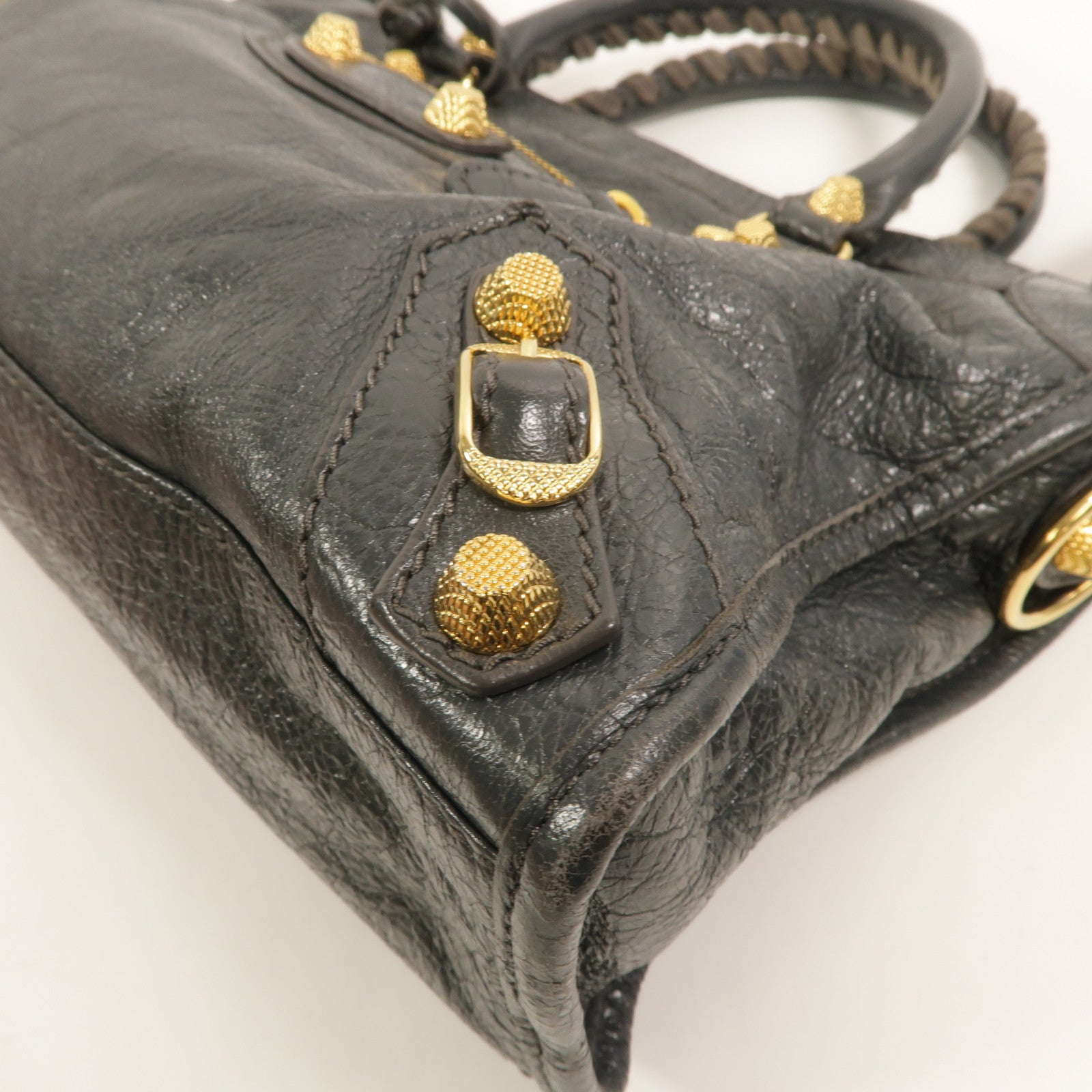 BALENCIAGA 羊皮皮革Giant New City手挽肩背兩用袋