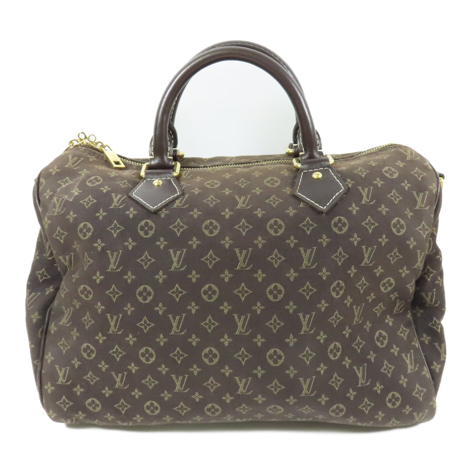 LOUIS VUITTON Monogram Idylle Speedy Bandouliere 30金扣手挽肩背兩用袋棕色