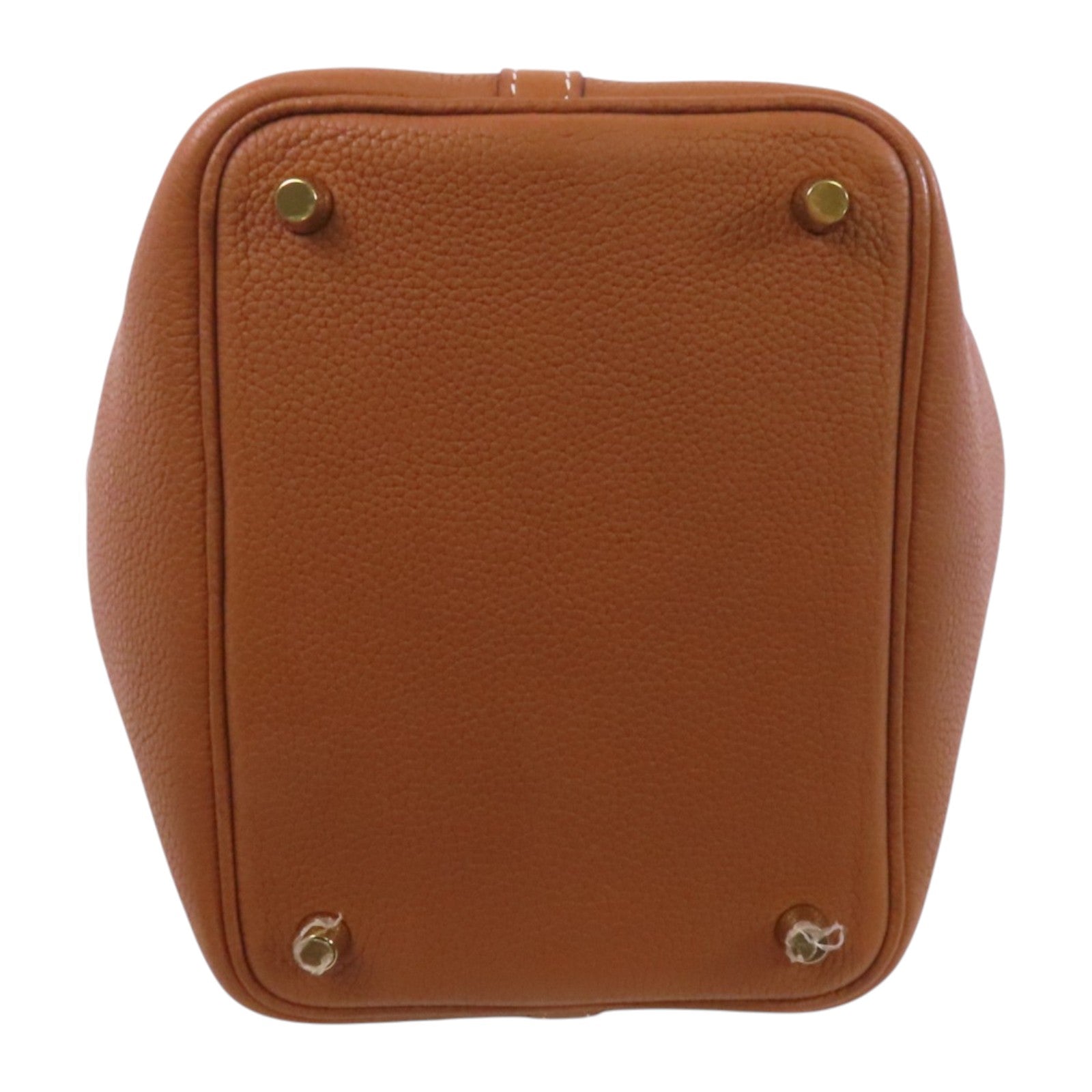 HERMES Clemence皮革Picotin PM金扣手挽袋