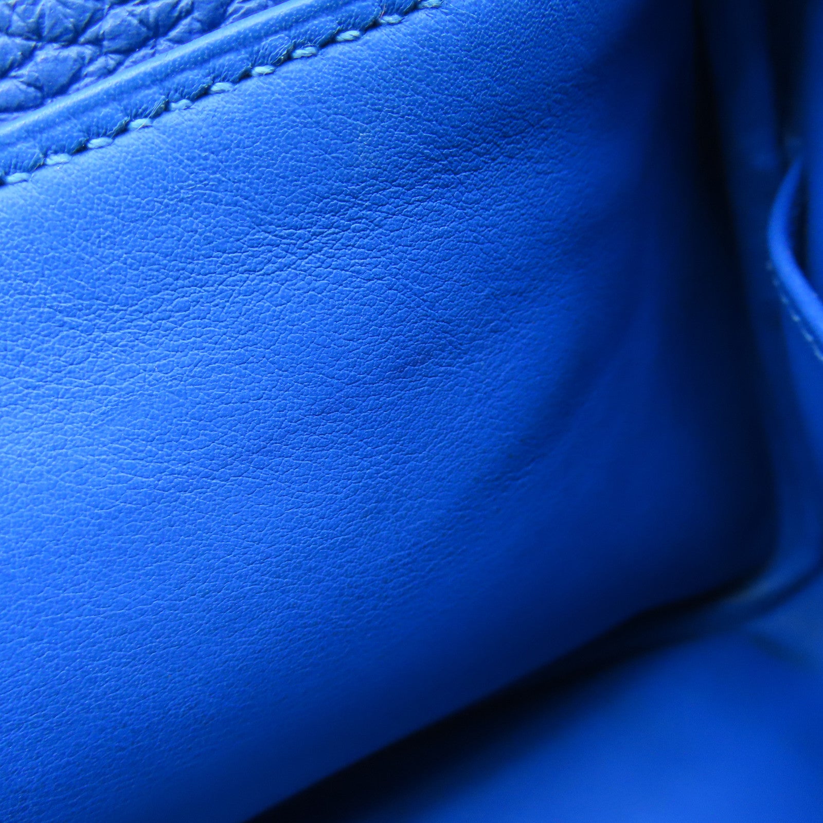 HERMES 【激減優惠】Taurillon Clemence皮革Mini Lindy金扣手挽肩背兩用袋藍色
