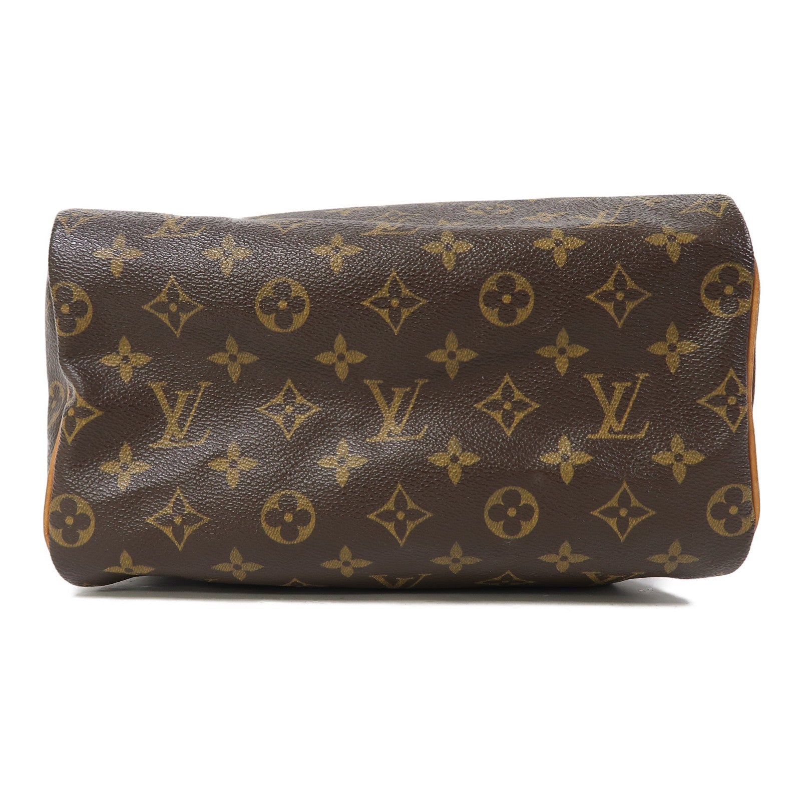 LOUIS VUITTON Monogram Speedy 25金扣手挽袋啡色