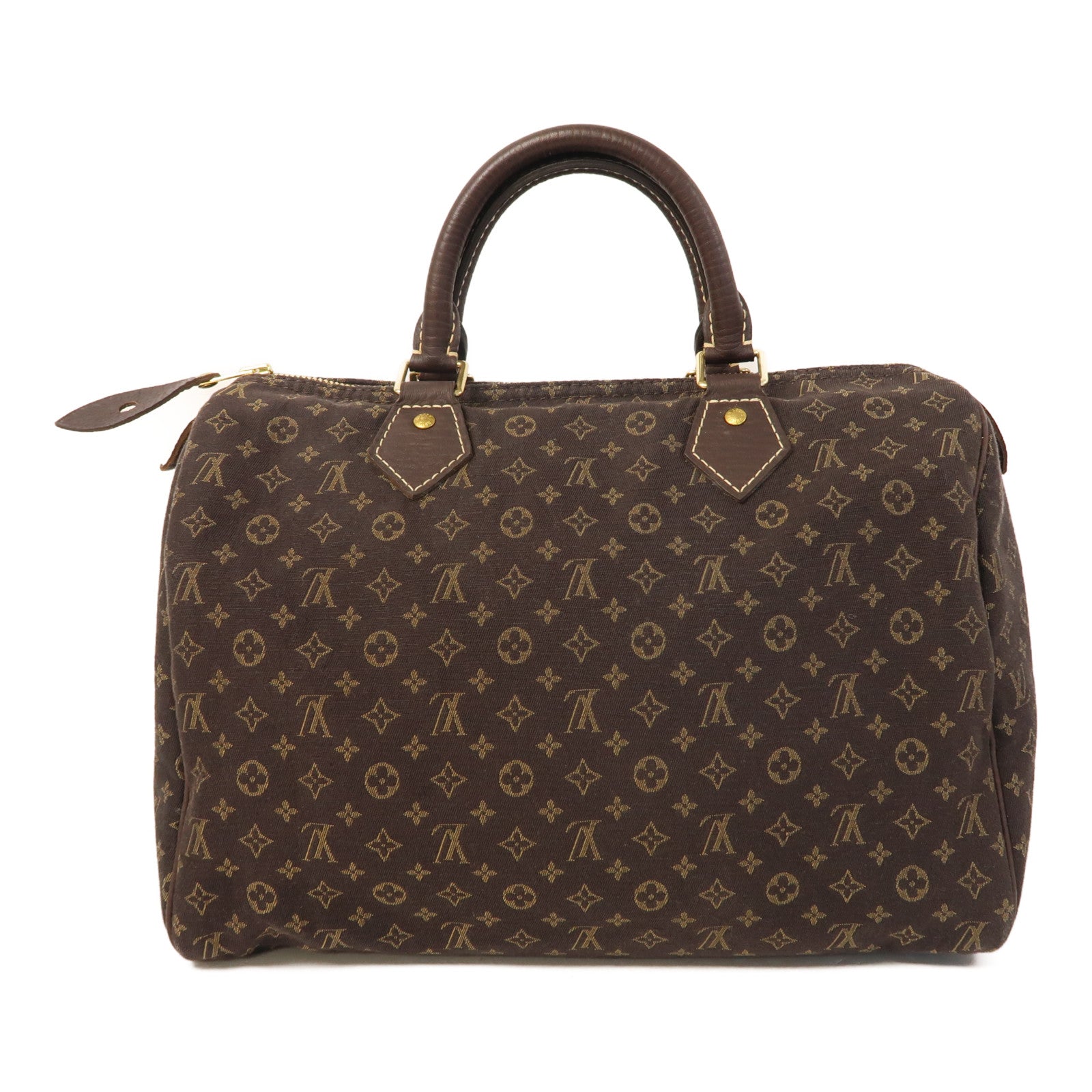 LOUIS VUITTON Monogram Idylle Speedy 30金扣手挽袋啡色