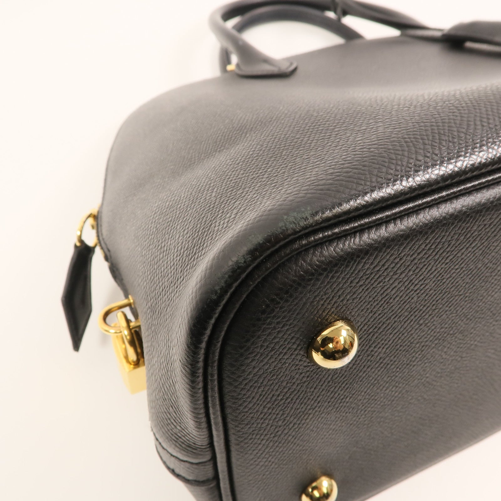 HERMES Epsom皮革Bolide1923 30金扣手挽肩背兩用袋Noir